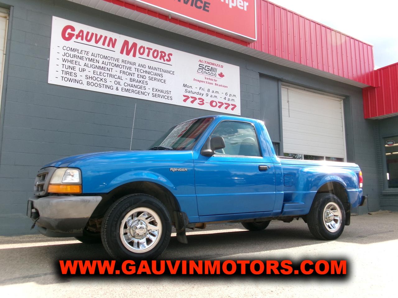 1998 Ford Ranger XL, Regular cab, step side box, 3 passenger, economical, powerful 2.5 L 4 cylinder engine with 5 speed manual transmission, split bench seating, AM/FM/Cd sound system, power steering, power brakes, dual air bags, intermittent wipers, chrome step bumper w/ trailer ball, chrome plated steel wheels, tool box and more! Local, senior driven vehicle, fully inspected and serviced, works great! This unit is easy on the pocketbook and will fit in almost any garage! only 140K and value priced at only $9,995.   trades are welcome, Dont miss it!  
Unit # 26T070   DL# 305995