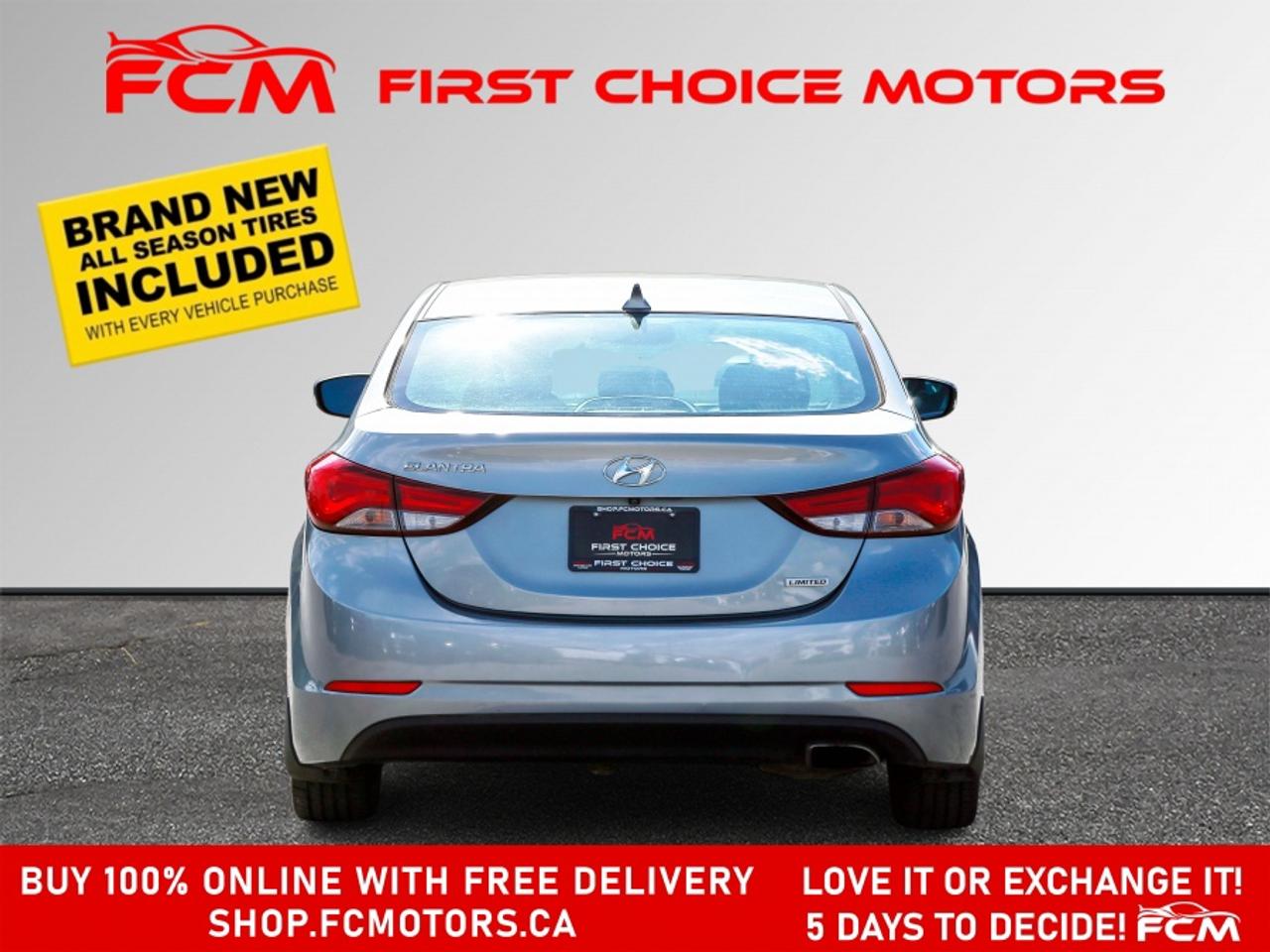 2015 Hyundai Elantra LIMITED ~AUTOMATIC, FULLY CERTIFIED WITH WARRANTY! Photo