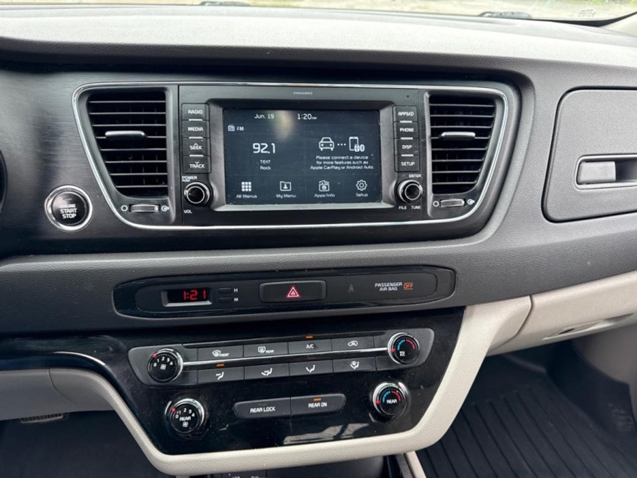 2017 Kia Sedona LX+  One Owner - $184 B/W Photo