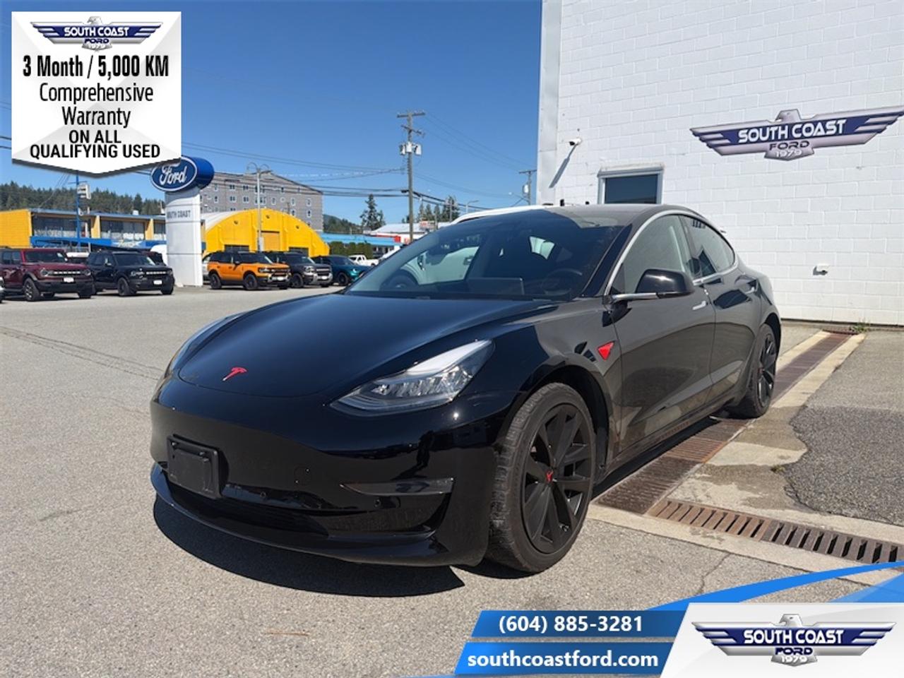 Used 2019 Tesla Model 3 LONG RANGE  - Low Mileage for sale in Sechelt, BC