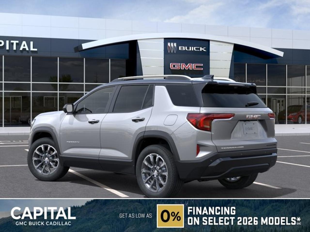 This 2026 GMC Terrain in Sterling Metallic is equipped with AWD and Turbocharged Gas I4 1.5L/-TBD- engine.Check out this vehicles pictures, features, options and specs, and let us know if you have any questions. Helping find the perfect vehicle FOR YOU is our only priority.P.S...Sometimes texting is easier. Text (or call) 306-801-9090 for fast answers at your fingertips!Dealer License #914248Disclaimer: All prices are plus taxes & fees. See dealer for Details. Dealer Permit # 914248 See dealer for Details.