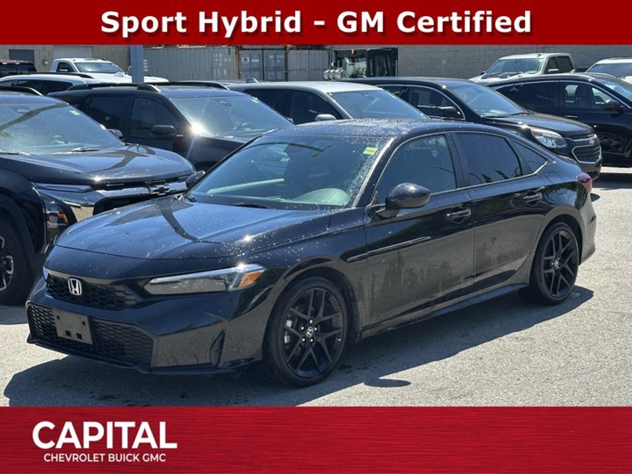Recent Arrival!Ask for the Internet Department for more information or book your test drive today! Call 403-256-4960 for fast answers at your fingertips! Disclaimer: All prices are plus taxes. See dealer for details. AMVIC Licensed Dealer # B2020028.2025 Civic Hybrid CVT FWD Civic Hybrid Sport, 2.0L 16V DOHC, 8 Speakers, Air Conditioning, Apple CarPlay/Android Auto, Exterior Parking Camera Rear, Heated front seats, Power moonroof, Remote keyless entry, Wheels: 18 Black Aluminum-Alloy.