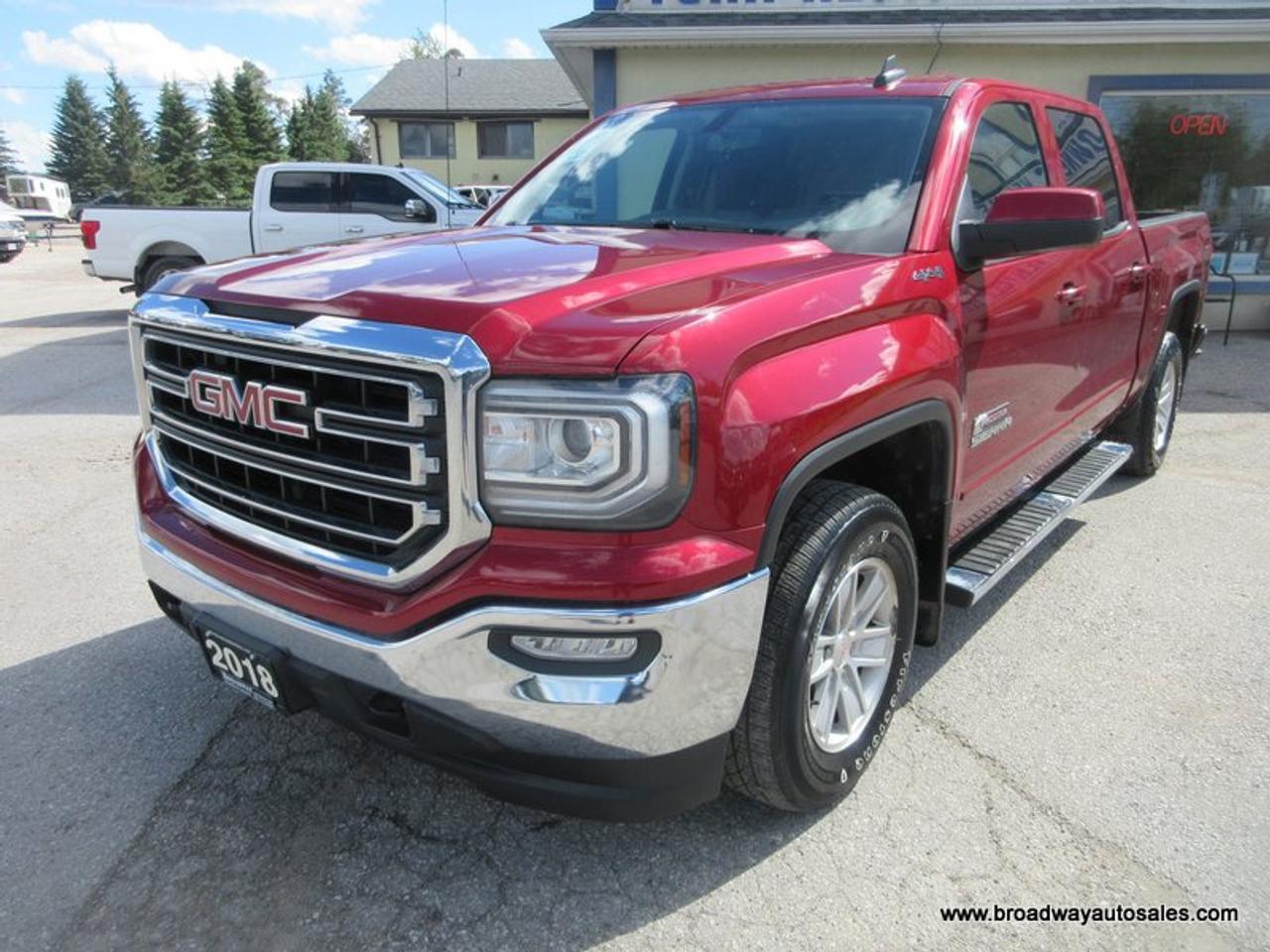 2018 GMC Sierra 1500 GREAT VALUE SLE-KODIAK-PACKAGE 6 PASSENGER 5.3L - V8.. 4X4.. CREW-CAB.. SHORTY.. HEATED SEATS.. TOUCH SCREEN DISPLAY.. BACK-UP CAMERA.. Photo