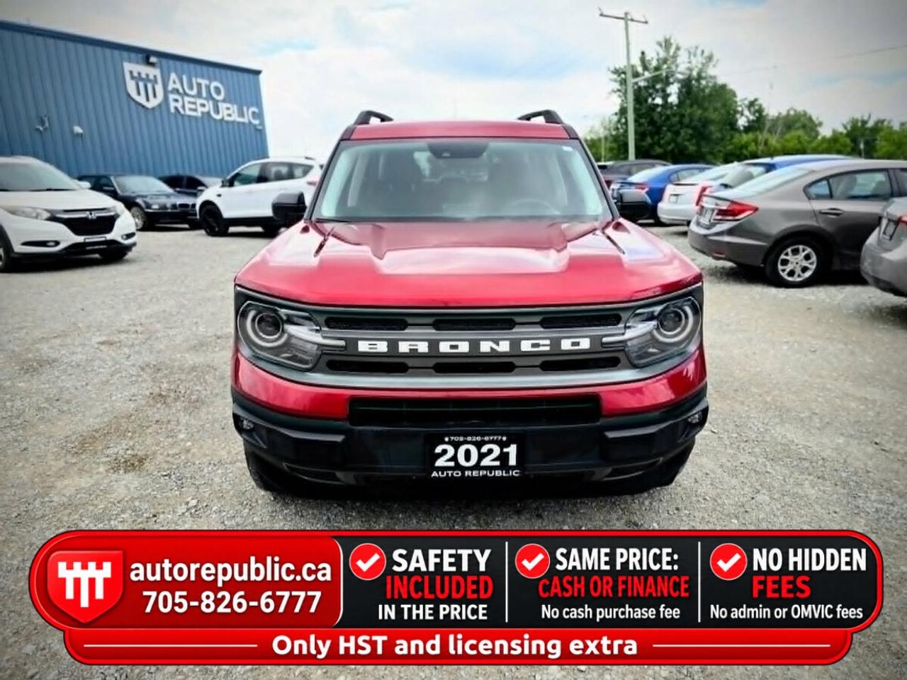 2021 Ford Bronco Sport Big Bend Safety Certified No Accidents Dealer Main Photo