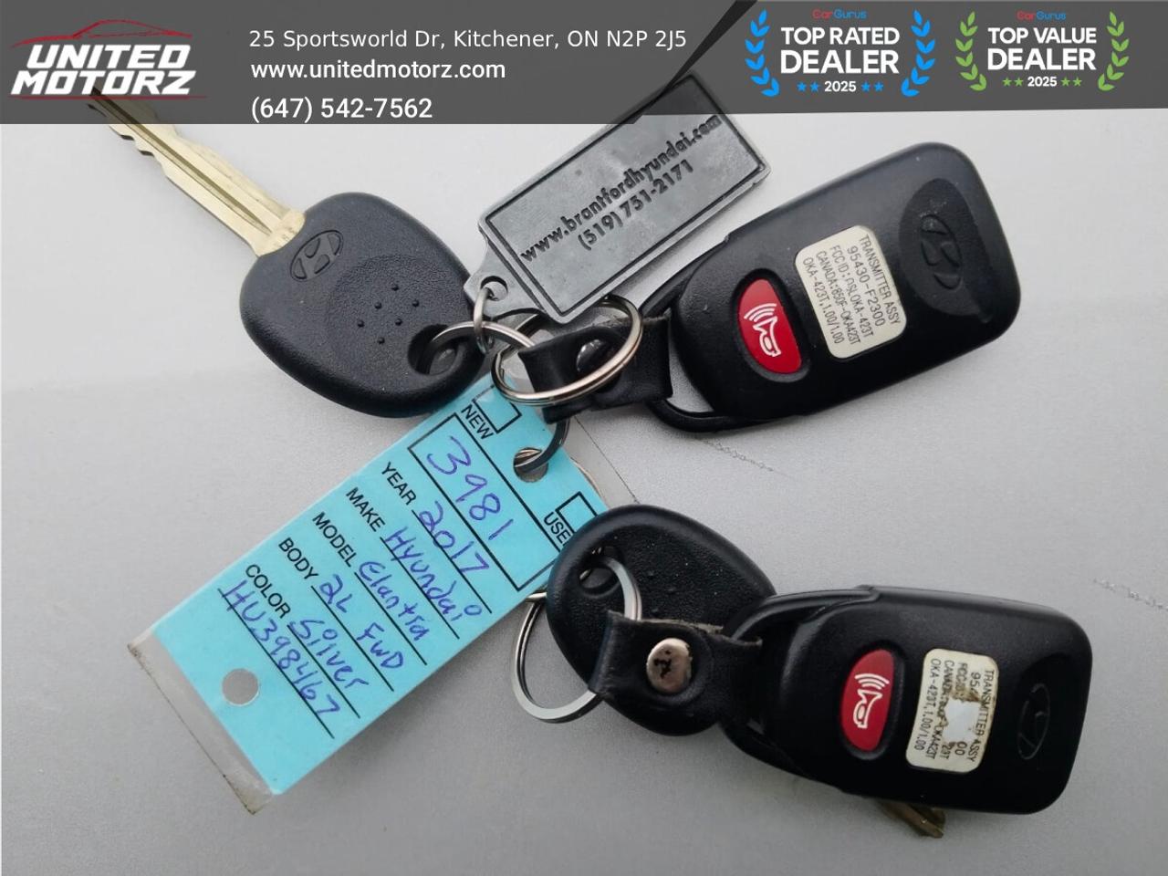 2017 Hyundai Elantra SE ~SAFETY CERTIFIED~ NO ACCIDENTS~ Photo