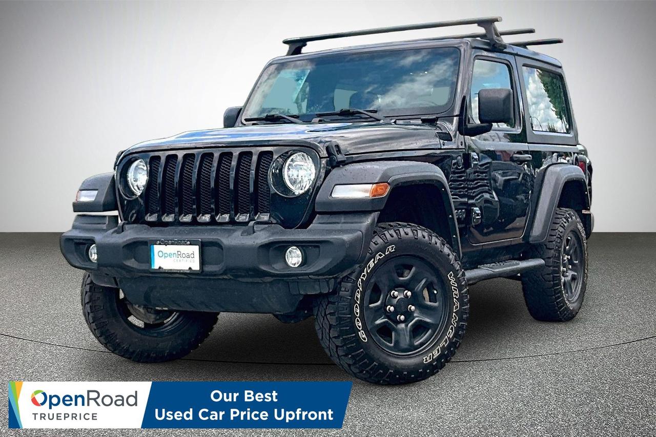 Rugged, iconic, and built for adventure, this 2022 Jeep Wrangler Sport delivers true off-road capability with the freedom and versatility Wrangler is known for. With its strong 4x4 performance and go-anywhere attitude, it&rsquo;s ready for everything from daily driving to weekend trail exploration. Inside, it offers a functional and comfortable cabin designed for durability and practicality, with modern connectivity including Apple CarPlay and Android Auto to keep you connected on the go. This Wrangler Sport is a capable and adventurous SUV that&rsquo;s ready for its next owner. This Jeep is waiting for you so come in today and experience it with a test drive! Drive away with confidence from OpenRoad Toyota Abbotsford! Get our TruePrice upfront with no haggling and no hassle. Every OpenRoad Certified vehicle is fully inspected and backed by a Carfax history report. Visit us today at 30210 Automall Drive in Abbotsford or call now to book your test drive and get behind the wheel!   List Price subject to $595 Documentation Fee, $499 Lease/Finance Fee, and applicable taxes. VSA Dealer #40643