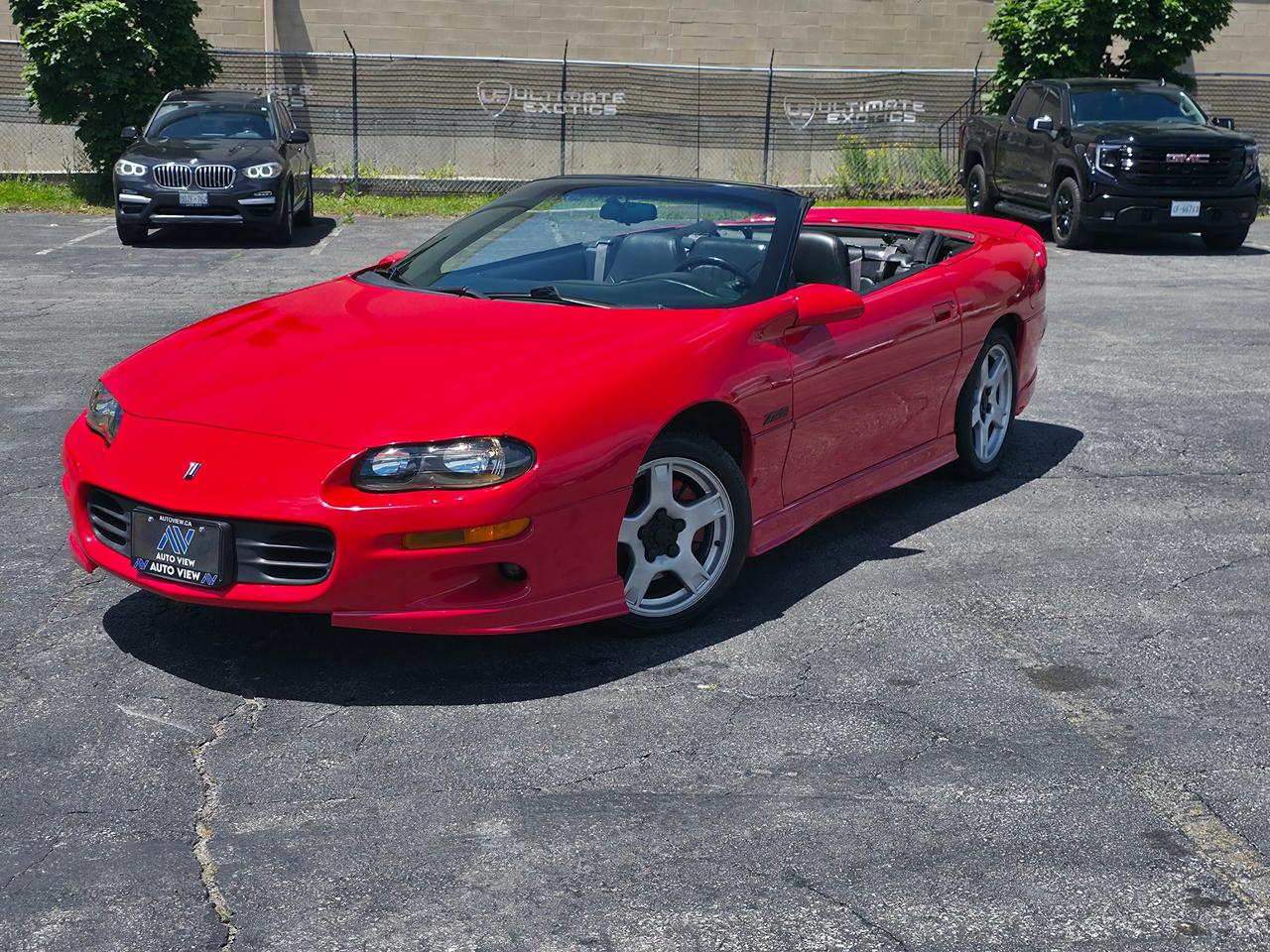 <p dir=ltr>JUST ARRIVED!!</p><p dir=ltr>2000 Chevrolet Camaro Z28</p><p dir=ltr>COLLECTABLE SUMMER CAR!!</p><p dir=ltr>The 2000 Chevrolet Camaro Z28 Convertible is a quintessential fourth-generation American muscle car, pairing the legendary aluminum 5.7L LS1 V8 engine with open-air cruising. Built by General Motors at their Sainte-Th&eacute;r&egrave;se plant in Quebec, this model year remains highly sought after by car enthusiasts for its high tunability and raw performance value.</p><p dir=ltr><strong>Core Performance Specs:</strong></p><p dir=ltr><strong>Engine Type:</strong> 5.7-litre LS1 V8.</p><p dir=ltr><strong>Horsepower: </strong>305 hp @ 5,200 rpm.</p><p dir=ltr><strong>Torque:</strong> 335 lb-ft @ 4,000 rpm.</p><p dir=ltr><strong>Drivetrain:</strong> Rear-wheel drive (RWD).</p><p dir=ltr><strong>Transmission Options:</strong> 4-speed automatic (4L60E).</p><p dir=ltr><strong>Fuel Economy:</strong> Roughly 13.8 City / 9 Highway L/100km.</p><p dir=ltr><strong>Key Features:</strong></p><p dir=ltr><strong>Power Soft Top:</strong> Standard electric-folding canvas top with a glass rear window.</p><p dir=ltr><strong>Three-Piece Parade Boot:</strong> A hard plastic tonneau cover that snaps over the folded top for a clean side profile.</p><p dir=ltr><strong>Monsoon Audio System:</strong> Premium multi-speaker sound system with an in-dash CD player or optional trunk-mounted 12-disc changer.</p><p dir=ltr><strong>Steering Wheel Controls:</strong> New-for-2000 feature introducing integrated stereo control buttons directly on the wheel.</p><p dir=ltr><strong>Upgrades & Variations:</strong></p><p dir=ltr>Buyers could option the Z28 SS Package (handled by SLP Engineering), which bumped output to 320 horsepower thanks to a functional ram-air hood scoop, a freer-flowing exhaust, a revised rear spoiler, and upgraded 17-inch wheels.</p><p dir=ltr style=line-height: 1.2; margin-top: 12pt; margin-bottom: 12pt;>&nbsp;</p><p dir=ltr style=line-height: 1.2; margin-top: 12pt; margin-bottom: 12pt;><span style=font-size: 11pt; font-family: Roboto,sans-serif; color: #000000; background-color: transparent; font-weight: 400; font-style: italic; font-variant: normal; text-decoration: none; vertical-align: baseline; white-space: pre-wrap;>**VEHICLE BEING SOLD ON CONSIGNMENT** </span></p><p dir=ltr style=line-height: 1.2; margin-top: 12pt; margin-bottom: 12pt;><span style=font-size: 11pt; font-family: Roboto,sans-serif; color: #000000; background-color: transparent; font-weight: 400; font-style: italic; font-variant: normal; text-decoration: none; vertical-align: baseline; white-space: pre-wrap;>FINANCING AND LEASING AVAILABLE ON ALL CERTIFIED VEHICLES.</span></p><p dir=ltr style=line-height: 1.2; margin-top: 12pt; margin-bottom: 12pt;><span style=font-size: 11pt; font-family: Roboto,sans-serif; color: #000000; background-color: transparent; font-weight: 400; font-style: italic; font-variant: normal; text-decoration: none; vertical-align: baseline; white-space: pre-wrap;>HST and Licensing Fees are to be charged on all vehicles.&nbsp;</span></p><p dir=ltr style=line-height: 1.2; margin-top: 12pt; margin-bottom: 12pt;><span style=font-size: 11pt; font-family: Roboto,sans-serif; color: #000000; background-color: transparent; font-weight: 400; font-style: italic; font-variant: normal; text-decoration: none; vertical-align: baseline; white-space: pre-wrap;>All CERTIFIED vehicles come with a 36-day Safety Guarantee.</span></p><p dir=ltr style=line-height: 1.2; margin-top: 12pt; margin-bottom: 12pt;><span style=font-size: 11pt; font-family: Roboto,sans-serif; color: #000000; background-color: transparent; font-weight: 400; font-style: italic; font-variant: normal; text-decoration: none; vertical-align: baseline; white-space: pre-wrap;>ALL CERTIFIED VEHICLES COME WITH A BRONZE GLOBAL WARRANTY (3 MONTH / 3,000 KM / $1,000 PER CLAIM)</span></p><p dir=ltr style=line-height: 1.2; margin-top: 12pt; margin-bottom: 12pt;><span style=font-size: 11pt; font-family: Roboto,sans-serif; color: #000000; background-color: transparent; font-weight: 400; font-style: italic; font-variant: normal; text-decoration: none; vertical-align: baseline; white-space: pre-wrap;>EXTENDED GLOBAL WARRANTY OPTIONS AVAILABLE ON ALL CERTIFIED VEHICLES.</span></p><p dir=ltr style=line-height: 1.2; margin-top: 12pt; margin-bottom: 12pt;><span style=font-size: 11pt; font-family: Roboto,sans-serif; color: #000000; background-color: transparent; font-weight: 400; font-style: italic; font-variant: normal; text-decoration: none; vertical-align: baseline; white-space: pre-wrap;>Auto View is located at 590 South Service Road Stoney Creek, only minutes off the QEW Exit 83 Fruitland Road!</span></p><p dir=ltr style=line-height: 1.2; margin-top: 12pt; margin-bottom: 12pt;><span style=font-size: 11pt; font-family: Roboto,sans-serif; color: #000000; background-color: transparent; font-weight: 400; font-style: italic; font-variant: normal; text-decoration: none; vertical-align: baseline; white-space: pre-wrap;>Contact us VIA email, call, or text!</span></p><p dir=ltr style=line-height: 1.2; margin-top: 12pt; margin-bottom: 12pt;><span style=font-size: 11pt; font-family: Roboto,sans-serif; color: #000000; background-color: transparent; font-weight: 400; font-style: italic; font-variant: normal; text-decoration: none; vertical-align: baseline; white-space: pre-wrap;>sales@autoview.ca</span></p><p style=line-height: 1.2;><span id=docs-internal-guid-dc6619b1-7fff-14fb-1847-6df547af7f68></span></p><p dir=ltr style=line-height: 1.2; margin-top: 12pt; margin-bottom: 12pt;><span style=font-size: 11pt; font-family: Roboto,sans-serif; color: #000000; background-color: transparent; font-weight: 400; font-style: italic; font-variant: normal; text-decoration: none; vertical-align: baseline; white-space: pre-wrap;>905-379-4206</span></p>