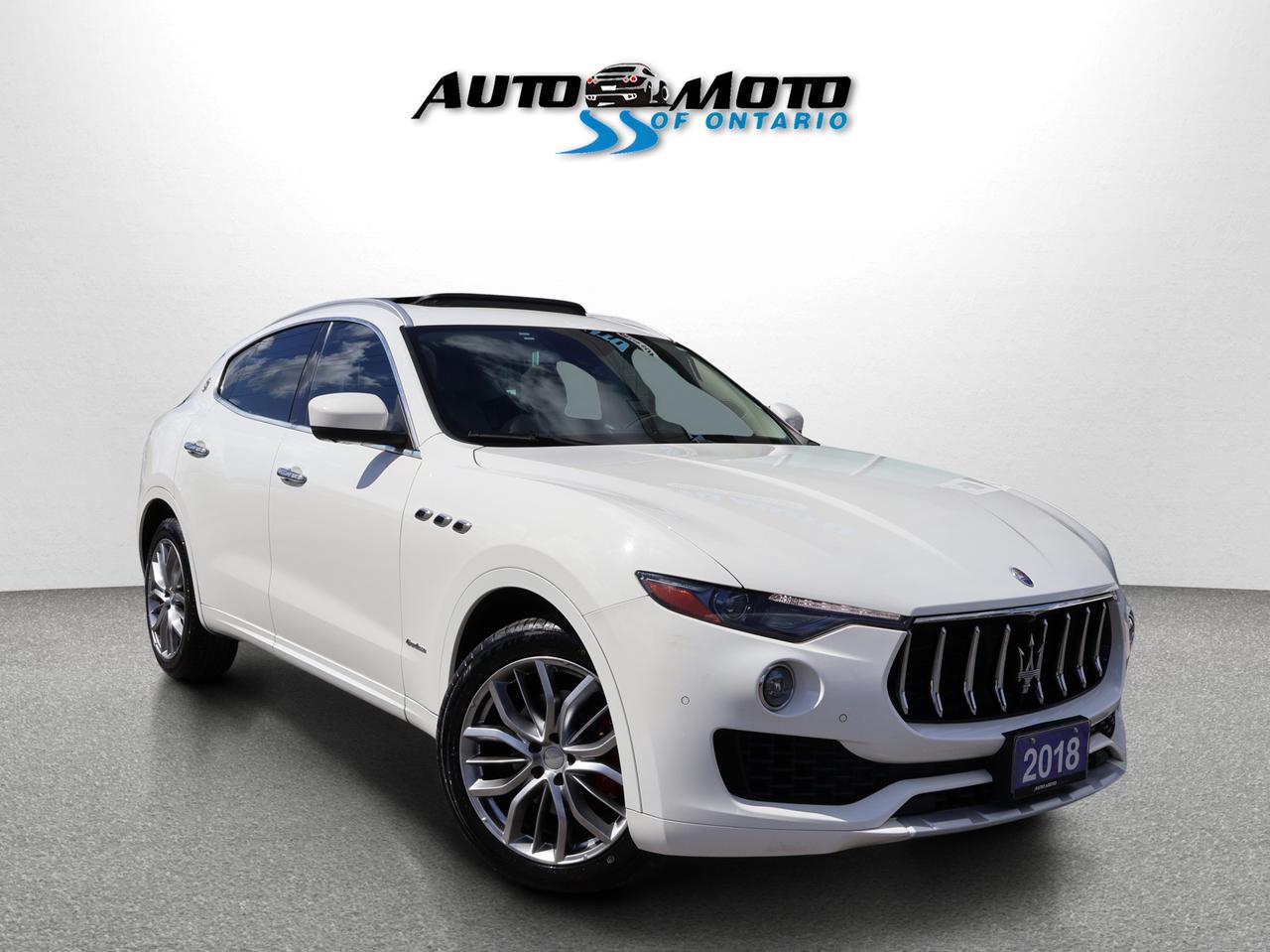 <p>*SAFETY INCLUDED*ONE OWNER*MASERATI SERVICE RECORDS*LOCAL ONTARIO CAR<span>* Very Clean AWD Maserati </span>Levante<span> GRANLUSSO V6 3.0L With Automatic Transmission, Shifter Paddles</span><span> and Panoramic Sunroof. White on </span><span>White</span><span> Leather Interior, Fully Loaded with: Power Windows, Locks, Mirrors, CD/AUX/USB, AC, Keyless Entry, Heated Front/Back Leather Seats, Memory Power Driver Seat, Heated Steering Wheel, Back Up Camera, Navigation System, Sunroof, Cruise Control, Power Passenger Seat, Bluetooth, Big Size Touch Screen and ALL THE POWER OPTIONS!! </span></p><p><span>-------------------------------------------------</span><br><span>Financing options are available start from 6.29% with $0 Down payment O.A.C.</span><br><span>-------------------------------------------------</span><br><span>SAFETY CERTIFICATION INCLUDED*** Vehicle comes with: Safety Certification, and Car Fax Report ALL INCLUDED!! At no extra cost to you!! Dont miss this opportunity to own a high-quality, pre-owned vehicle. </span><br><span>-------------------------------------------------</span><br><br><span>Additionally, our vehicles qualify for up to 4 years of extended warranty. Please speak to your sales representative for more information.</span><br><span>-------------------------------------------------</span><br><span>We are open Monday to Saturday from 10am - 6pm, Sundays Closed.</span><br><span>-------------------------------------------------</span><br><br><span>We also welcome trade-ins, with on-site buyers available to estimate your vehicle on the same day.</span><br><span>-------------------------------------------------</span><br><br><span>Visit us at 3219 Harvester Road, Burlington, L7N 3N8 or call us at Nine O Five-281-2255 for more information.</span><br><span>------------------------------------------------</span><br><span>Check our inventory at www automotoinc ca</span></p>