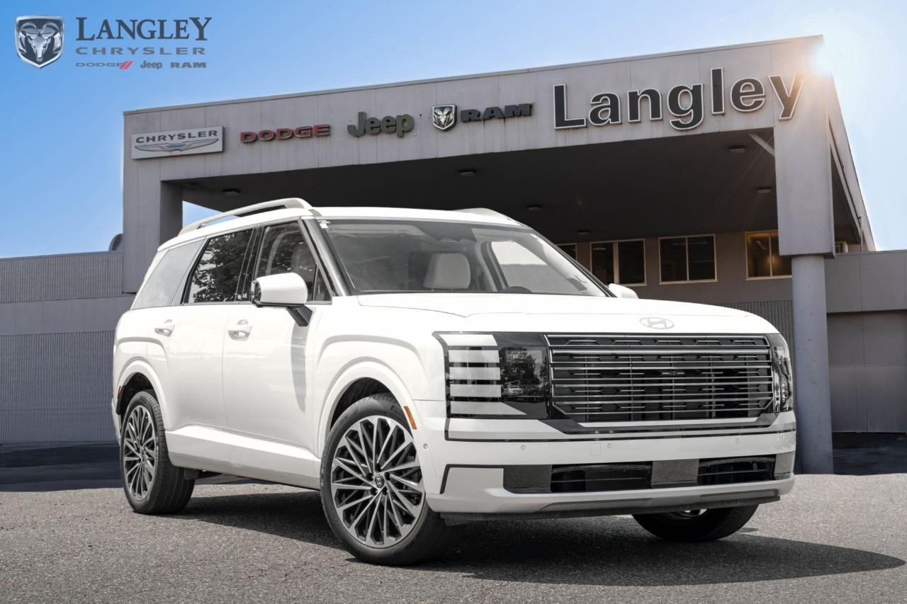 <p><strong>2026 Hyundai Palisade Ultimate Calligraphy AWD</strong></p><p>The 2026 Hyundai Palisade Ultimate Calligraphy AWD is a premium, family-focused SUV that delivers refined comfort and sophisticated technology for an elevated driving experience.</p><ul><li><p>Engine: 3.5L V6 (287 hp, 260 lb-ft torque)</p></li><li><p>Drivetrain: HTRAC All-Wheel Drive</p></li><li><p>Max Towing Capacity: 5,000 lbs</p></li><li><p>Transmission: 8-speed automatic</p></li><li><p>Infotainment: 12.3-inch touchscreen with navigation</p></li></ul><p>Come book a test drive at Langley Chrysler, conveniently located in Langley, British Columbia.</p>

<p>*All prices plus applicable taxes, applicable environmental recovery charges, documentation of $599 and full tank of fuel surcharge of $76 if a full tank is chosen. <br />Other protection items available that are not included in the above price:<br />Tire & Rim Protection and Key fob insurance starting from $599<br />Service contracts (extended warranties) for coverage up to 7 years and 200,000 kms starting from $599<br />Custom vehicle accessory packages, mudflaps and deflectors, tire and rim packages, lift kits, exhaust kits and tonneau covers, canopies and much more that can be added to your payment at time of purchase<br />Undercoating, rust modules, and full protection packages starting from $199<br />Financing Fee of $500 when applicable<br />Flexible life, disability and critical illness insurances to protect portions of or the entire length of vehicle loan</p>