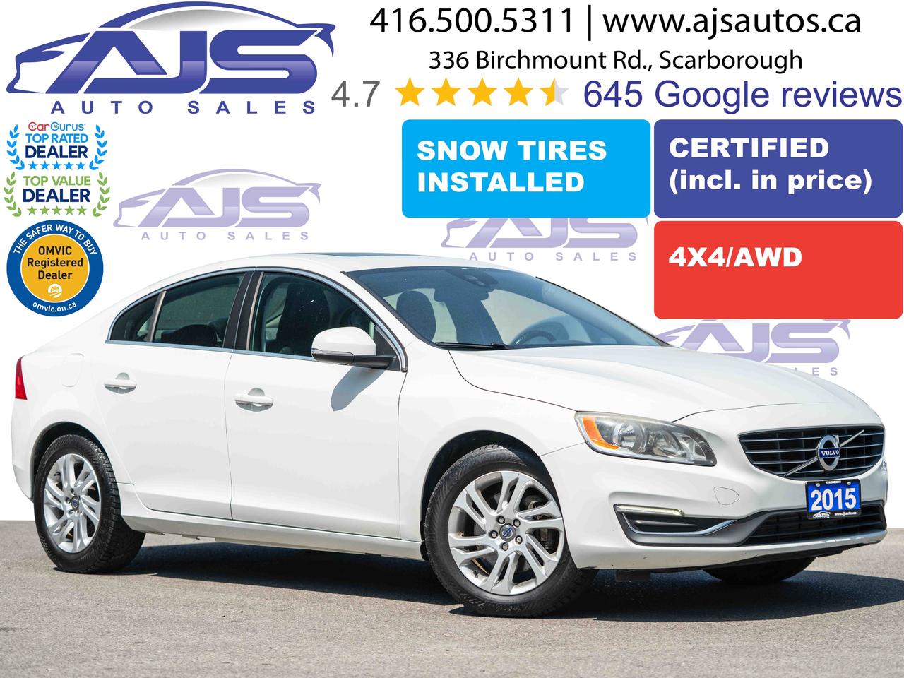Used 2015 Volvo S60 T5 Premier for sale in Toronto, ON