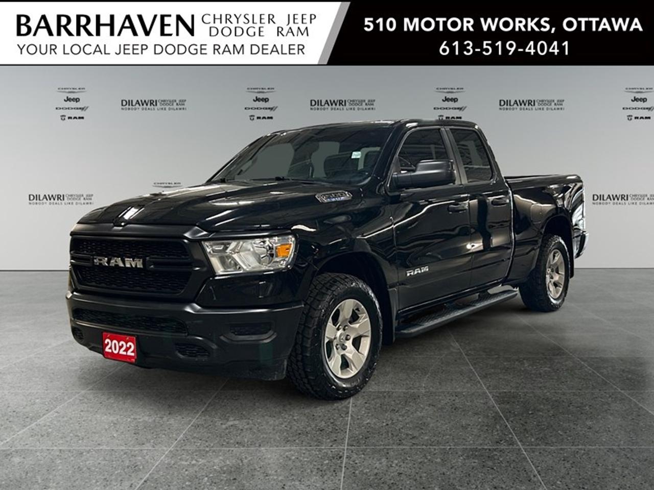 Used 2022 RAM 1500 Tradesman 4x4 Quad Cab 6'4 Box for sale in Ottawa, ON