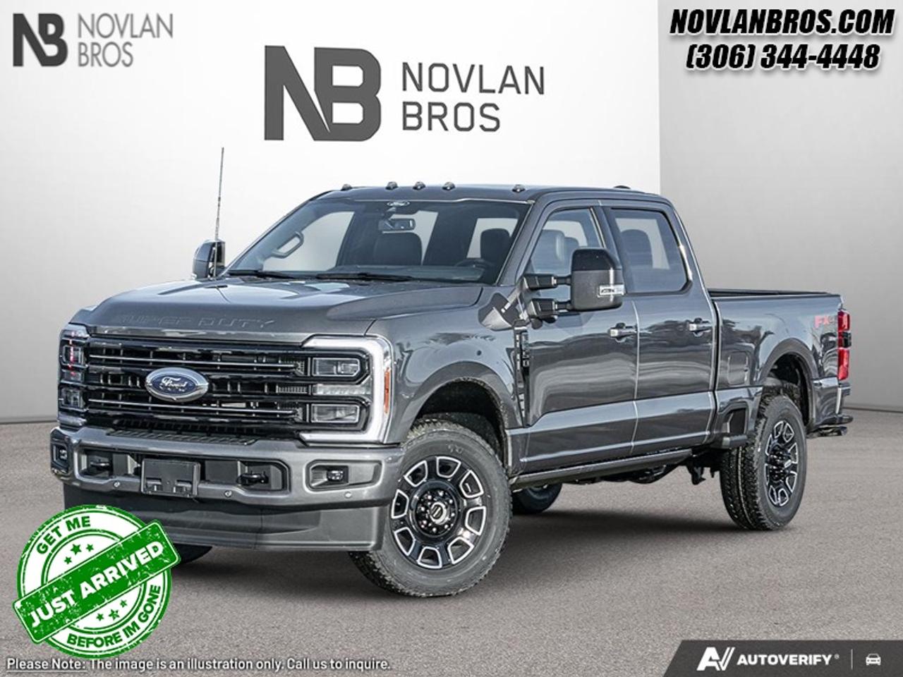 <b>Power Stroke, Leather Seats, FX4 Off-Road Package!</b><br> <br> Check out our great inventory of new vehicles at Novlan Brothers!<br> <br>If you have the need to haul or tow heavy loads, this Ford F-350 should be at the top of your consideration list.<br> <br>The most capable truck for work or play, this heavy-duty Ford F-350 never stops moving forward and gives you the power you need, the features you want, and the style you crave! With high-strength, military-grade aluminum construction, this F-350 Super Duty cuts the weight without sacrificing toughness. The interior design is first class, with simple to read text, easy to push buttons and plenty of outward visibility. This truck is strong, extremely comfortable and ready for anything.<br> <br>This Carbonized Grey Metallic sought after diesel Crew Cab 4X4 pickup has a 10 Speed Automatic transmission and is powered by a 475HP 6.7L 8 Cylinder Engine. <br> <br> Our F-350 Super Dutys trim level is Platinum. This F-350 Platinum is embellished with chrome exterior accents and unique exterior styling, with power running boards, adaptive cruise control, a drivers heads-up display and retractable rear steps, along with Platinum-themed leather-trimmed heated and ventilated front seats with power adjustment, memory function and lumbar support, a heated leather-wrapped steering wheel, voice-activated dual-zone automatic climate control, power-adjustable pedals, a sonorous 8-speaker Bang & Olufsen audio system, and two 120-volt AC power outlets. This truck is also ready to get busy, with equipment such as class V towing equipment with a hitch, trailer wiring harness, a brake controller and trailer sway control, beefy suspension with heavy duty shock absorbers, power extendable trailer style mirrors, up-fitter switches, and LED headlights with front fog lamps and automatic high beams. Connectivity is handled by a 12-inch infotainment screen powered by SYNC 4, bundled with Apple CarPlay, Android Auto, inbuilt navigation, and SiriusXM satellite radio. Safety features also include lane keeping assist with lane departure warning, a surround camera system, pre-collision assist with automatic emergency braking and cross-traffic alert, blind spot detection, rear parking sensors, forward collision mitigation, and a cargo bed camera. This vehicle has been upgraded with the following features: Power Stroke, Leather Seats, FX4 Off-Road Package.<br><br> View the original window sticker for this vehicle with this url <b><a href=http://www.windowsticker.forddirect.com/windowsticker.pdf?vin=1FT8W3BT1TEE29312 target=_blank>http://www.windowsticker.forddirect.com/windowsticker.pdf?vin=1FT8W3BT1TEE29312</a></b>.<br> <br>To apply right now for financing use this link: <a href=http://novlanbros.com/credit/ target=_blank>http://novlanbros.com/credit/</a><br> <br/>Total rebate of $5000 is reflected in the price. Incentives expire 2026-06-30. See dealer for details. <br><br><br> Come by and check out our fleet of 20+ used cars and trucks and 80+ new cars and trucks for sale in Paradise Hill.  o~o