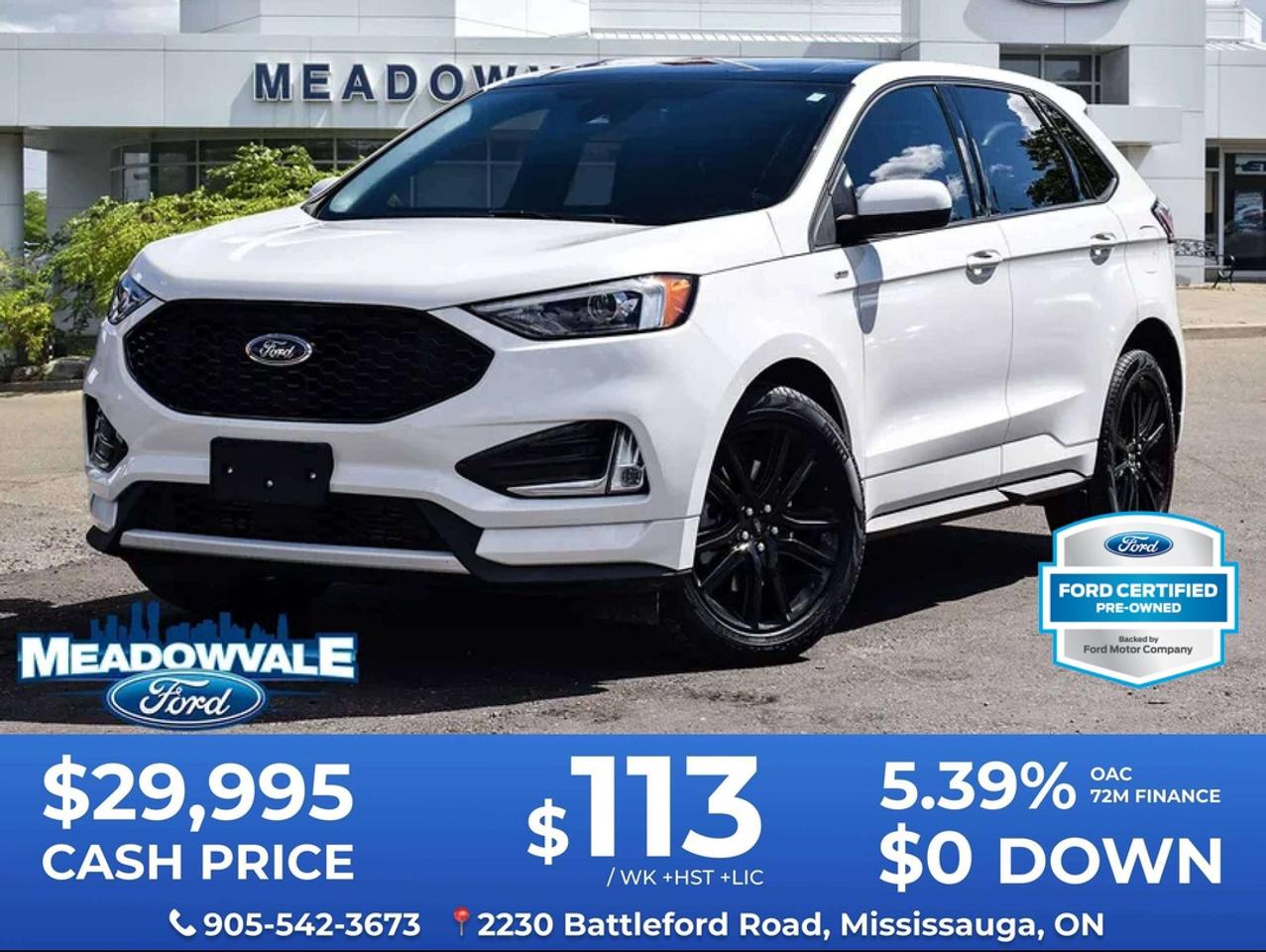 Used 2022 Ford Edge ST for sale in Mississauga, ON