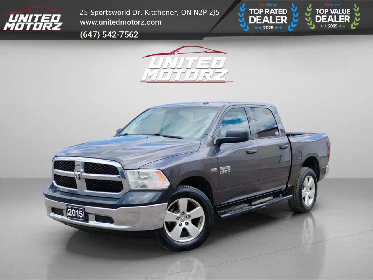 Used 2015 RAM 1500 ST 4WD CREW CAB 140.5