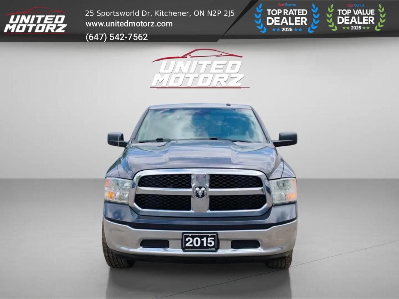 2015 RAM 1500 ST 4WD CREW CAB 140.5"5.7L HEMI V8 ~SAFETY CERTIFI Photo