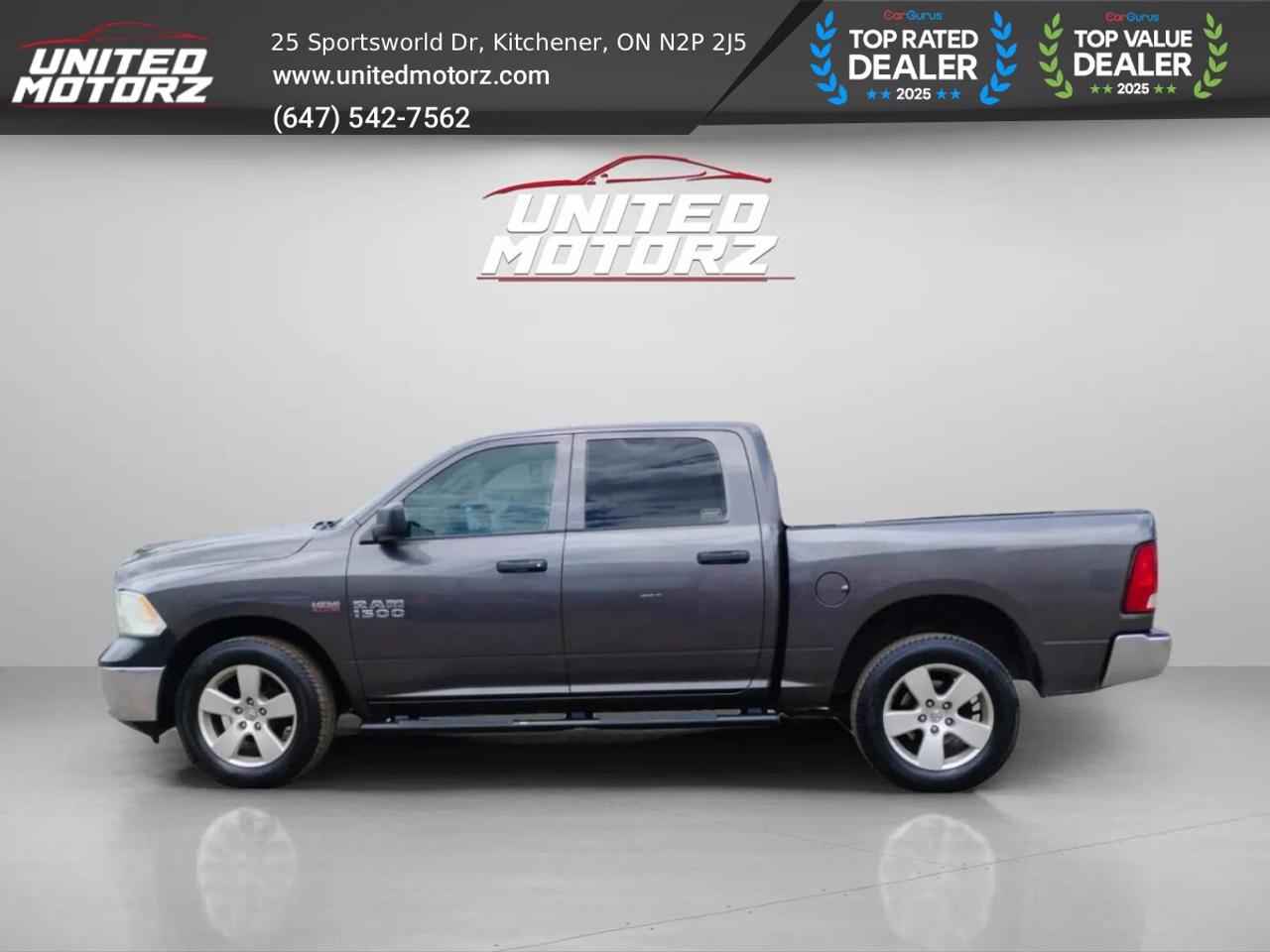 2015 RAM 1500 ST 4WD CREW CAB 140.5"5.7L HEMI V8 ~SAFETY CERTIFI Photo