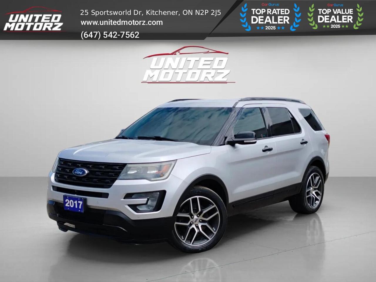 2017 Ford Explorer Sport~SAFETY CERTIFIED~ 28 SERVICE RECORDS~ NO ACC Photo0