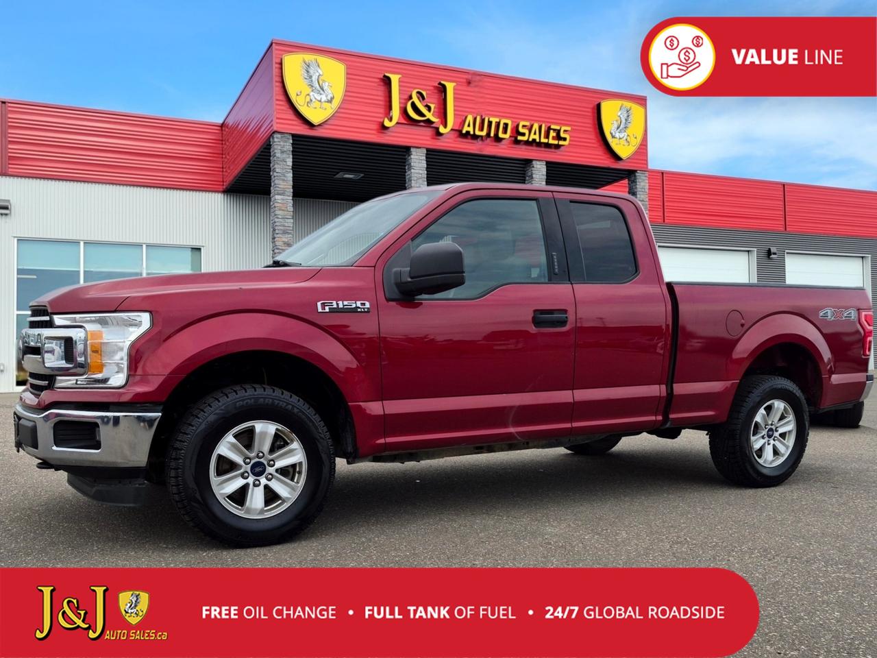 Awards:<br>  * 2018 KBB.com Brand Image Awards   * 2018 KBB.com 10 Most Awarded Brands Ruby Red Metallic 2018 Ford F-150 XLT 4WD 10-Speed Automatic 5.0L V8 Welcome to our dealership, where we cater to every car shoppers needs with our diverse range of vehicles. Whether youre seeking peace of mind with our meticulously inspected and Certified Pre-Owned vehicles, looking for great value with our carefully selected Value Line options, or are a hands-on enthusiast ready to tackle a project with our As-Is mechanic specials, weve got something for everyone. At our dealership, quality, affordability, and variety come together to ensure that every customer drives away satisfied. Experience the difference and find your perfect match with us today.<br><br>4WD.