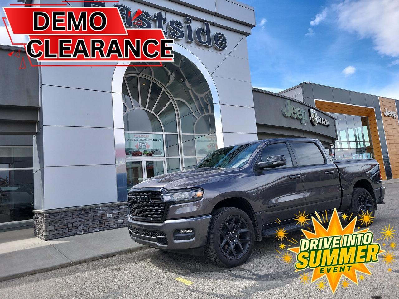 This previously enjoyed 2026 Ram 1500 is part of Rams 4WD Standard Pickup Trucks segment and a very nice ride! It has a 6 cylinder engine and&nbspAutomatic transmission. This&nbsp1500 came into our Pre-Owned inventory with  4244 kilometers and in good condition. The color is a nice Granite Crystal Metallic and aside from the wear and tear of a previously enjoyed vehicle, it is a very nice 1500!!

 Dont forget to explore the options tab for more details. If youre satisfied with what youve learned thus far, kindly fill out one of the forms on this page. One of our proficient and extensively trained sales representatives will provide you with a product demonstration, a personalized video walk-through, and of course, details on pricing and financing options.  

  We know we are not the only Pre-Owned dealer in Calgary, but we pride ourselves on being one of the busiest in town. With over 150 units in our Pre-Owned inventory and being one of Canadas TOP 5 Dodge Chrysler Jeep Ram dealers, we are confident that we have exactly what you are looking for! 

   Thank you for considering purchasing this  2026 Ram 1500At Eastside Dodge, we are thrilled to offer you an exceptional experience. We pledge to ensure that it surpasses all your expectations and becomes one of your finest experiences.