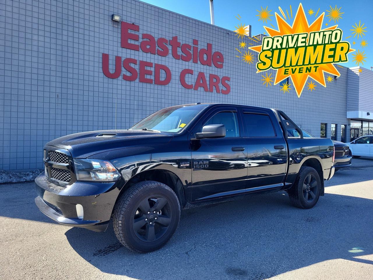 This previously enjoyed 2019 Ram 1500 Classic is part of Rams 4WD Standard Pickup Trucks segment and a very nice ride! It has a 8 cylinder engine and&nbspAutomatic transmission. This&nbsp1500 Classic came into our Pre-Owned inventory with  126018 kilometers and in good condition. The color is a nice Diamond Black Crystal Pearl and aside from the wear and tear of a previously enjoyed vehicle, it is a very nice 1500 Classic!!

 Dont forget to explore the options tab for more details. If youre satisfied with what youve learned thus far, kindly fill out one of the forms on this page. One of our proficient and extensively trained sales representatives will provide you with a product demonstration, a personalized video walk-through, and of course, details on pricing and financing options.  

  We know we are not the only Pre-Owned dealer in Calgary, but we pride ourselves on being one of the busiest in town. With over 150 units in our Pre-Owned inventory and being one of Canadas TOP 5 Dodge Chrysler Jeep Ram dealers, we are confident that we have exactly what you are looking for! 

   Thank you for considering purchasing this  2019 Ram 1500 ClassicAt Eastside Dodge, we are thrilled to offer you an exceptional experience. We pledge to ensure that it surpasses all your expectations and becomes one of your finest experiences.