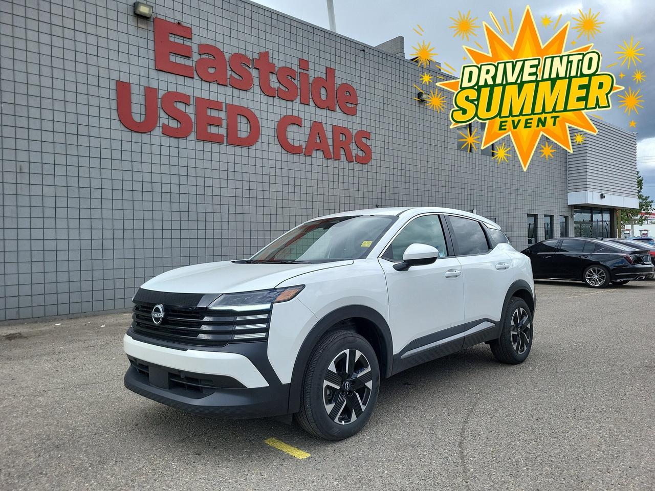 This previously enjoyed 2025 Nissan Kicks is part of Nissans 4WD Sport Utility Vehicles segment and a very nice ride! It has a 4 cylinder engine and&nbspVariable transmission. This&nbspKicks came into our Pre-Owned inventory with  14300 kilometers and in good condition. The color is a nice White and aside from the wear and tear of a previously enjoyed vehicle, it is a very nice Kicks!!

 Dont forget to explore the options tab for more details. If youre satisfied with what youve learned thus far, kindly fill out one of the forms on this page. One of our proficient and extensively trained sales representatives will provide you with a product demonstration, a personalized video walk-through, and of course, details on pricing and financing options.  

  We know we are not the only Pre-Owned dealer in Calgary, but we pride ourselves on being one of the busiest in town. With over 150 units in our Pre-Owned inventory and being one of Canadas TOP 5 Dodge Chrysler Jeep Ram dealers, we are confident that we have exactly what you are looking for! 

   Thank you for considering purchasing this  2025 Nissan KicksAt Eastside Dodge, we are thrilled to offer you an exceptional experience. We pledge to ensure that it surpasses all your expectations and becomes one of your finest experiences.
