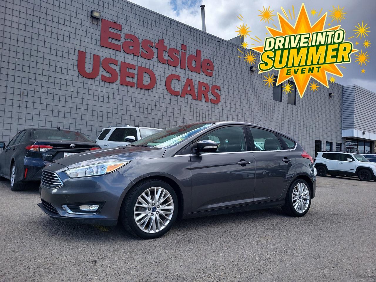 This previously enjoyed 2018 Ford Focus is part of Fords 4-door Mid-Size Passenger Car segment and a very nice ride! It has a 4 cylinder engine and&nbspAutomatic transmission. This&nbspFocus came into our Pre-Owned inventory with  110203 kilometers and in good condition. The color is a nice  and aside from the wear and tear of a previously enjoyed vehicle, it is a very nice Focus!!

 Dont forget to explore the options tab for more details. If youre satisfied with what youve learned thus far, kindly fill out one of the forms on this page. One of our proficient and extensively trained sales representatives will provide you with a product demonstration, a personalized video walk-through, and of course, details on pricing and financing options.  

  We know we are not the only Pre-Owned dealer in Calgary, but we pride ourselves on being one of the busiest in town. With over 150 units in our Pre-Owned inventory and being one of Canadas TOP 5 Dodge Chrysler Jeep Ram dealers, we are confident that we have exactly what you are looking for! 

   Thank you for considering purchasing this  2018 Ford FocusAt Eastside Dodge, we are thrilled to offer you an exceptional experience. We pledge to ensure that it surpasses all your expectations and becomes one of your finest experiences.
