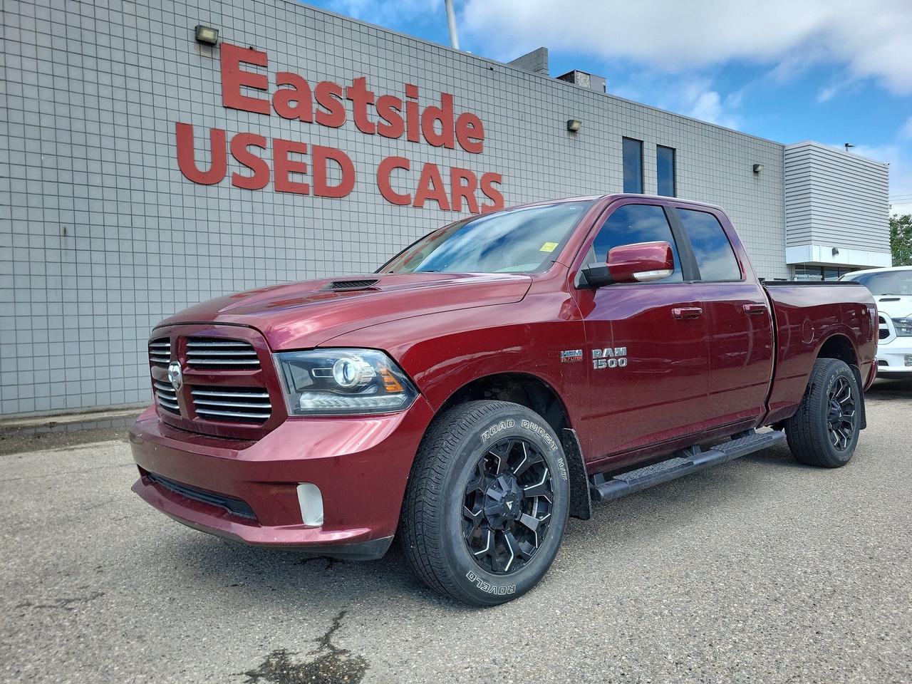 This previously enjoyed 2016 Ram 1500 is part of Rams 4WD Standard Pickup Trucks segment and a very nice ride! It has a 8 cylinder engine and&nbspAutomatic transmission. This&nbsp1500 came into our Pre-Owned inventory with  231941 kilometers and in good condition. The color is a nice Red Pearl and aside from the wear and tear of a previously enjoyed vehicle, it is a very nice 1500!!

 Dont forget to explore the options tab for more details. If youre satisfied with what youve learned thus far, kindly fill out one of the forms on this page. One of our proficient and extensively trained sales representatives will provide you with a product demonstration, a personalized video walk-through, and of course, details on pricing and financing options.  

  We know we are not the only Pre-Owned dealer in Calgary, but we pride ourselves on being one of the busiest in town. With over 150 units in our Pre-Owned inventory and being one of Canadas TOP 5 Dodge Chrysler Jeep Ram dealers, we are confident that we have exactly what you are looking for! 

   Thank you for considering purchasing this  2016 Ram 1500At Eastside Dodge, we are thrilled to offer you an exceptional experience. We pledge to ensure that it surpasses all your expectations and becomes one of your finest experiences.