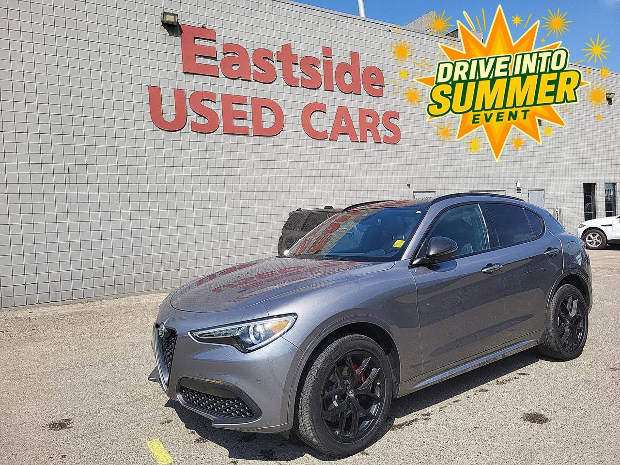 This previously enjoyed 2021 Alfa Romeo Stelvio is part of Alfa Romeos 4WD Sport Utility Vehicles segment and a very nice ride! It has a 4 cylinder engine and&nbspAutomatic transmission. This&nbspStelvio came into our Pre-Owned inventory with  70178 kilometers and in good condition. The color is a nice Stromboli Grey Metallic and aside from the wear and tear of a previously enjoyed vehicle, it is a very nice Stelvio!!

 Dont forget to explore the options tab for more details. If youre satisfied with what youve learned thus far, kindly fill out one of the forms on this page. One of our proficient and extensively trained sales representatives will provide you with a product demonstration, a personalized video walk-through, and of course, details on pricing and financing options.  

  We know we are not the only Pre-Owned dealer in Calgary, but we pride ourselves on being one of the busiest in town. With over 150 units in our Pre-Owned inventory and being one of Canadas TOP 5 Dodge Chrysler Jeep Ram dealers, we are confident that we have exactly what you are looking for! 

   Thank you for considering purchasing this  2021 Alfa Romeo StelvioAt Eastside Dodge, we are thrilled to offer you an exceptional experience. We pledge to ensure that it surpasses all your expectations and becomes one of your finest experiences.