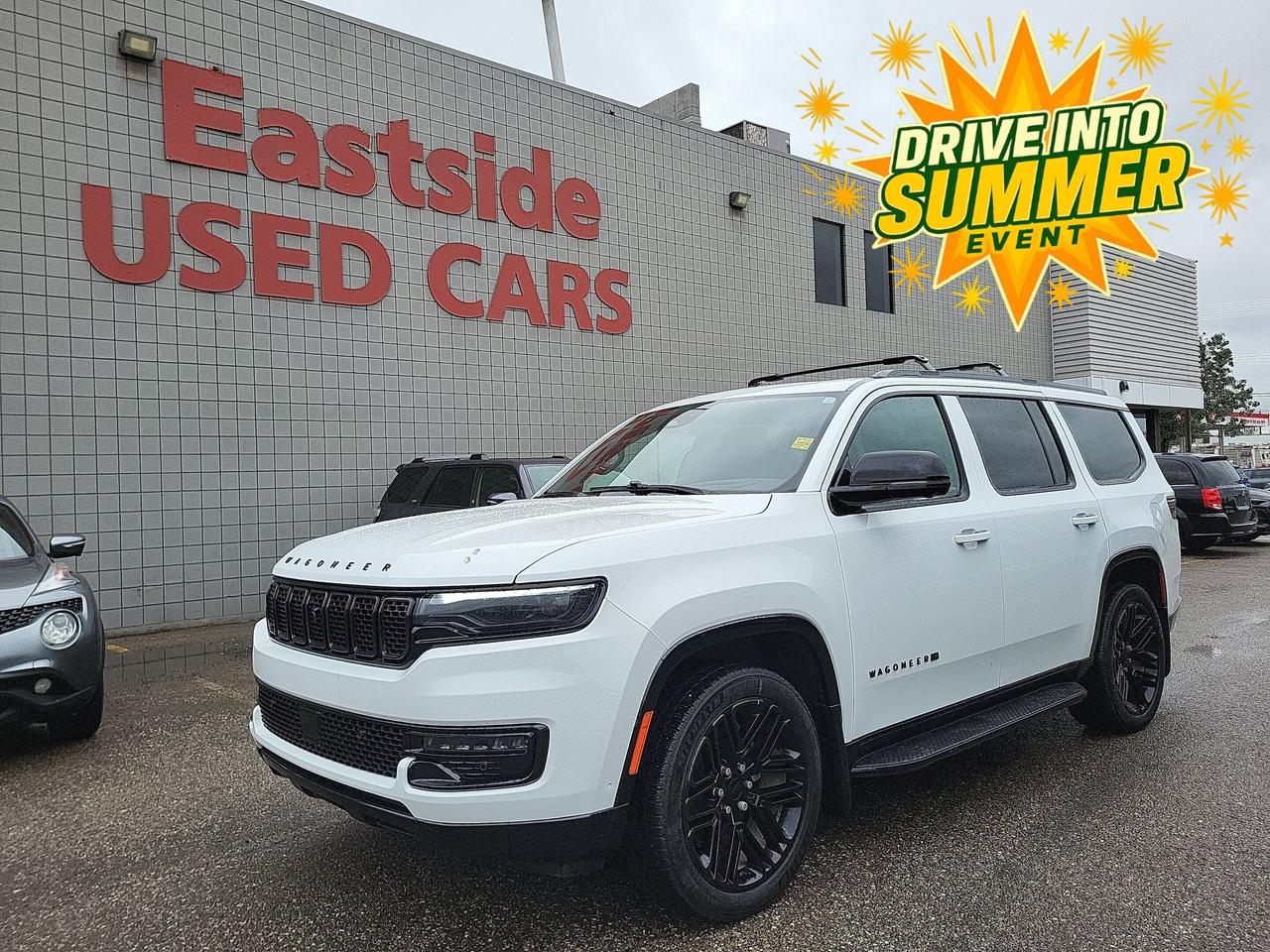 This new  2024 Jeep Wagoneer is part of Jeeps 4WD Sport Utility Vehicles segment and is one of our top sellers. The engine is a 3.0 L I6 and is sure to get you from point A to B with little effort. The ride quality is superb and the equipment that comes with it is sure to impress!  

  Make sure to review the tabs labeled options and specs located above for extra details. If you find the information thus far appealing, kindly fill out one of the forms on this page, and a member of our team comprising skilled and knowledgeable salespeople will provide you with a product demonstration, including a customized video walk-through, and assist you with pricing and financing options. 

  

   Thank you for considering to purchase this Used 2024 Jeep Wagoneerfrom Eastside Dodge and we look forward to making your next vehicle purchase one of the best experiences youve ever had!  

Below are the detailed specifications for the entry-level version of this vehicle. This vehicle may be equipped differently than specified. Please contact us for more details!