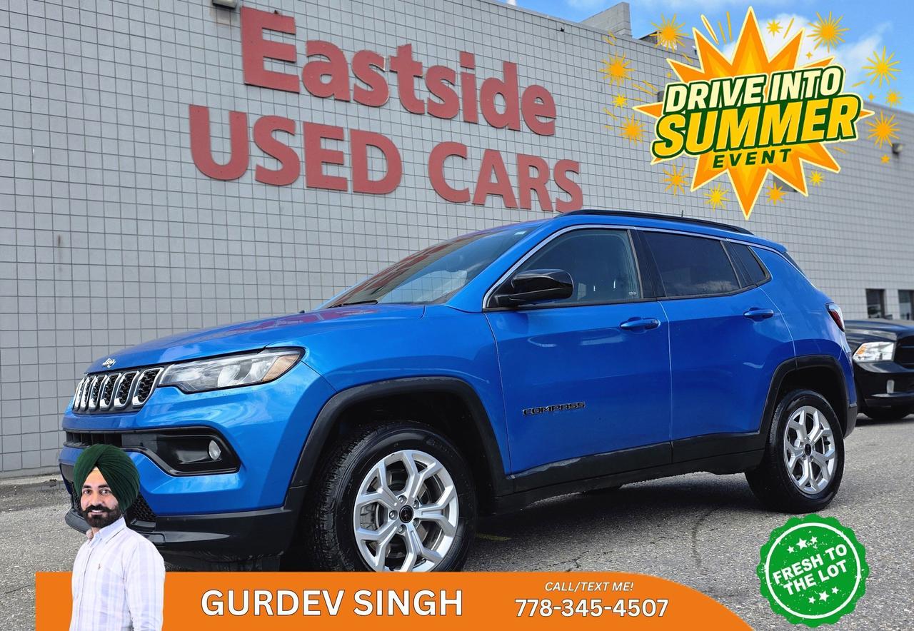 This new  2025 Jeep Compass is part of Jeeps 4WD Sport Utility Vehicles segment and is one of our top sellers. The engine is a 2.0 L I4 and is sure to get you from point A to B with little effort. The ride quality is superb and the equipment that comes with it is sure to impress!  

  Make sure to review the tabs labeled options and specs located above for extra details. If you find the information thus far appealing, kindly fill out one of the forms on this page, and a member of our team comprising skilled and knowledgeable salespeople will provide you with a product demonstration, including a customized video walk-through, and assist you with pricing and financing options. 

  

   Thank you for considering to purchase this Used 2025 Jeep Compassfrom Eastside Dodge and we look forward to making your next vehicle purchase one of the best experiences youve ever had!  

Below are the detailed specifications for the entry-level version of this vehicle. This vehicle may be equipped differently than specified. Please contact us for more details!