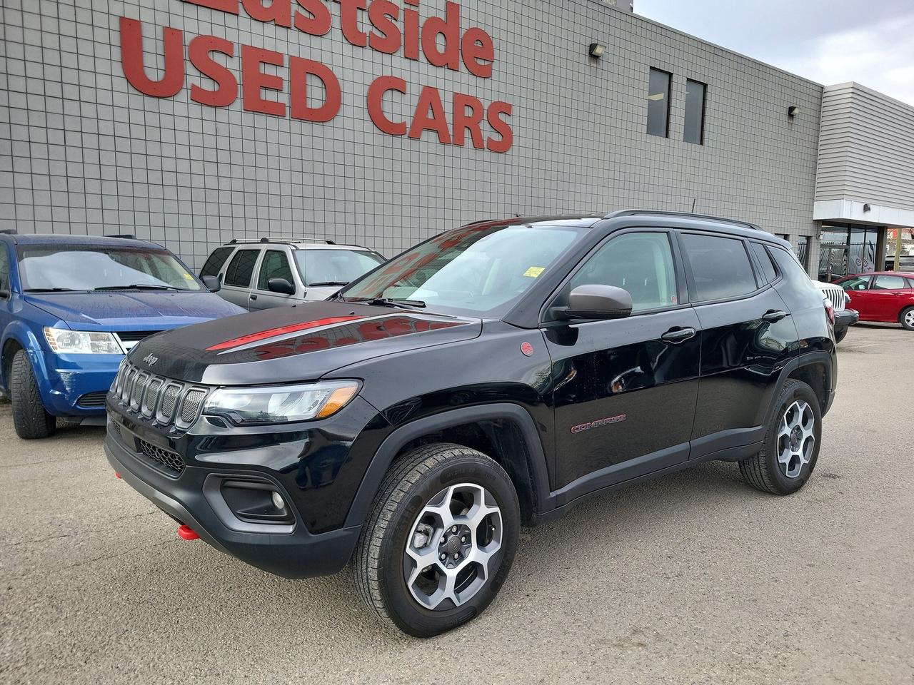 This new  2022 Jeep Compass is part of Jeeps 4WD Sport Utility Vehicles segment and is one of our top sellers. The engine is a 2.4 L I4 and is sure to get you from point A to B with little effort. The ride quality is superb and the equipment that comes with it is sure to impress!  

  Make sure to review the tabs labeled options and specs located above for extra details. If you find the information thus far appealing, kindly fill out one of the forms on this page, and a member of our team comprising skilled and knowledgeable salespeople will provide you with a product demonstration, including a customized video walk-through, and assist you with pricing and financing options. 

  

   Thank you for considering to purchase this Used 2022 Jeep Compassfrom Eastside Dodge and we look forward to making your next vehicle purchase one of the best experiences youve ever had!  

Below are the detailed specifications for the entry-level version of this vehicle. This vehicle may be equipped differently than specified. Please contact us for more details!