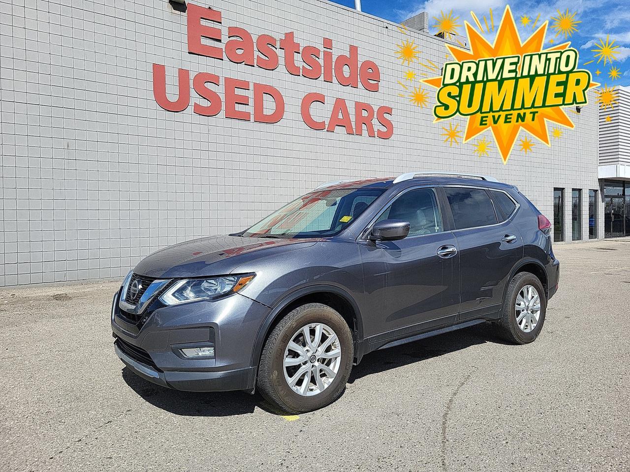 This previously enjoyed 2018 Nissan Rogue is part of Nissans 4WD Sport Utility Vehicles segment and a very nice ride! It has a 4 cylinder engine and&nbspVariable transmission. This&nbspRogue came into our Pre-Owned inventory with  174452 kilometers and in good condition. The color is a nice Gray and aside from the wear and tear of a previously enjoyed vehicle, it is a very nice Rogue!!

 Dont forget to explore the options tab for more details. If youre satisfied with what youve learned thus far, kindly fill out one of the forms on this page. One of our proficient and extensively trained sales representatives will provide you with a product demonstration, a personalized video walk-through, and of course, details on pricing and financing options.  

  We know we are not the only Pre-Owned dealer in Calgary, but we pride ourselves on being one of the busiest in town. With over 150 units in our Pre-Owned inventory and being one of Canadas TOP 5 Dodge Chrysler Jeep Ram dealers, we are confident that we have exactly what you are looking for! 

   Thank you for considering purchasing this  2018 Nissan RogueAt Eastside Dodge, we are thrilled to offer you an exceptional experience. We pledge to ensure that it surpasses all your expectations and becomes one of your finest experiences.