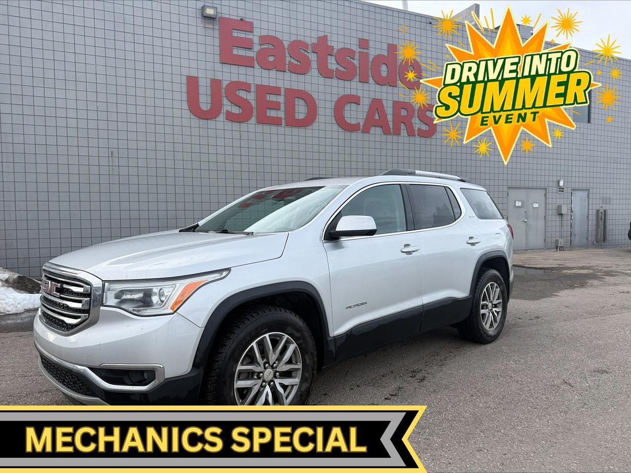 This previously enjoyed 2017 GMC Acadia is part of GMCs 4WD Sport Utility Vehicles segment and a very nice ride! It has a 6 cylinder engine and&nbspAutomatic transmission. This&nbspAcadia came into our Pre-Owned inventory with  233745 kilometers and in good condition. The color is a nice Silver and aside from the wear and tear of a previously enjoyed vehicle, it is a very nice Acadia!!

 Dont forget to explore the options tab for more details. If youre satisfied with what youve learned thus far, kindly fill out one of the forms on this page. One of our proficient and extensively trained sales representatives will provide you with a product demonstration, a personalized video walk-through, and of course, details on pricing and financing options.  

  We know we are not the only Pre-Owned dealer in Calgary, but we pride ourselves on being one of the busiest in town. With over 150 units in our Pre-Owned inventory and being one of Canadas TOP 5 Dodge Chrysler Jeep Ram dealers, we are confident that we have exactly what you are looking for! 

   Thank you for considering purchasing this  2017 GMC AcadiaAt Eastside Dodge, we are thrilled to offer you an exceptional experience. We pledge to ensure that it surpasses all your expectations and becomes one of your finest experiences.