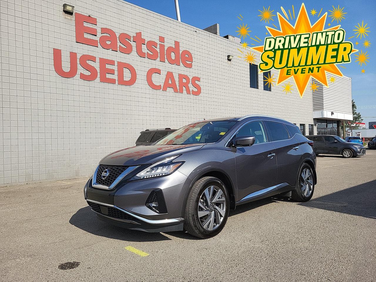This previously enjoyed 2019 Nissan Murano is part of Nissans Mid-Size Wagon segment and a very nice ride! It has a 6 cylinder engine and&nbspVariable transmission. This&nbspMurano came into our Pre-Owned inventory with  92442 kilometers and in good condition. The color is a nice  and aside from the wear and tear of a previously enjoyed vehicle, it is a very nice Murano!!

 Dont forget to explore the options tab for more details. If youre satisfied with what youve learned thus far, kindly fill out one of the forms on this page. One of our proficient and extensively trained sales representatives will provide you with a product demonstration, a personalized video walk-through, and of course, details on pricing and financing options.  

  We know we are not the only Pre-Owned dealer in Calgary, but we pride ourselves on being one of the busiest in town. With over 150 units in our Pre-Owned inventory and being one of Canadas TOP 5 Dodge Chrysler Jeep Ram dealers, we are confident that we have exactly what you are looking for! 

   Thank you for considering purchasing this  2019 Nissan MuranoAt Eastside Dodge, we are thrilled to offer you an exceptional experience. We pledge to ensure that it surpasses all your expectations and becomes one of your finest experiences.