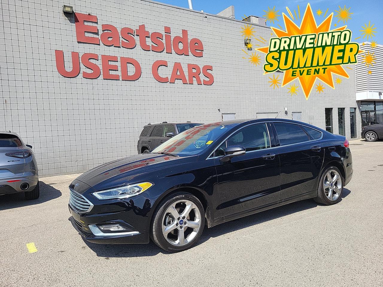 This previously enjoyed 2017 Ford Fusion is part of Fords 4-door Mid-Size Passenger Car segment and a very nice ride! It has a 4 cylinder engine and&nbspAutomatic transmission. This&nbspFusion came into our Pre-Owned inventory with  137362 kilometers and in good condition. The color is a nice  and aside from the wear and tear of a previously enjoyed vehicle, it is a very nice Fusion!!

 Dont forget to explore the options tab for more details. If youre satisfied with what youve learned thus far, kindly fill out one of the forms on this page. One of our proficient and extensively trained sales representatives will provide you with a product demonstration, a personalized video walk-through, and of course, details on pricing and financing options.  

  We know we are not the only Pre-Owned dealer in Calgary, but we pride ourselves on being one of the busiest in town. With over 150 units in our Pre-Owned inventory and being one of Canadas TOP 5 Dodge Chrysler Jeep Ram dealers, we are confident that we have exactly what you are looking for! 

   Thank you for considering purchasing this  2017 Ford FusionAt Eastside Dodge, we are thrilled to offer you an exceptional experience. We pledge to ensure that it surpasses all your expectations and becomes one of your finest experiences.