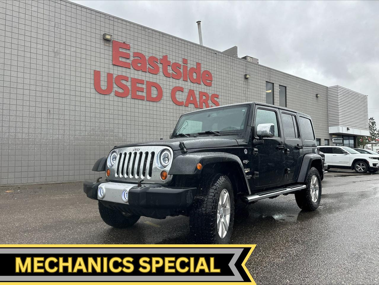 This new  2013 Jeep Wrangler Unlimited is part of Jeeps 4WD Sport Utility Vehicles segment and is one of our top sellers. The engine is a 3.6L V6 and is sure to get you from point A to B with little effort. The ride quality is superb and the equipment that comes with it is sure to impress!  

  Make sure to review the tabs labeled options and specs located above for extra details. If you find the information thus far appealing, kindly fill out one of the forms on this page, and a member of our team comprising skilled and knowledgeable salespeople will provide you with a product demonstration, including a customized video walk-through, and assist you with pricing and financing options. 

  

   Thank you for considering to purchase this Used 2013 Jeep Wrangler Unlimitedfrom Eastside Dodge and we look forward to making your next vehicle purchase one of the best experiences youve ever had!  

Below are the detailed specifications for the entry-level version of this vehicle. This vehicle may be equipped differently than specified. Please contact us for more details!