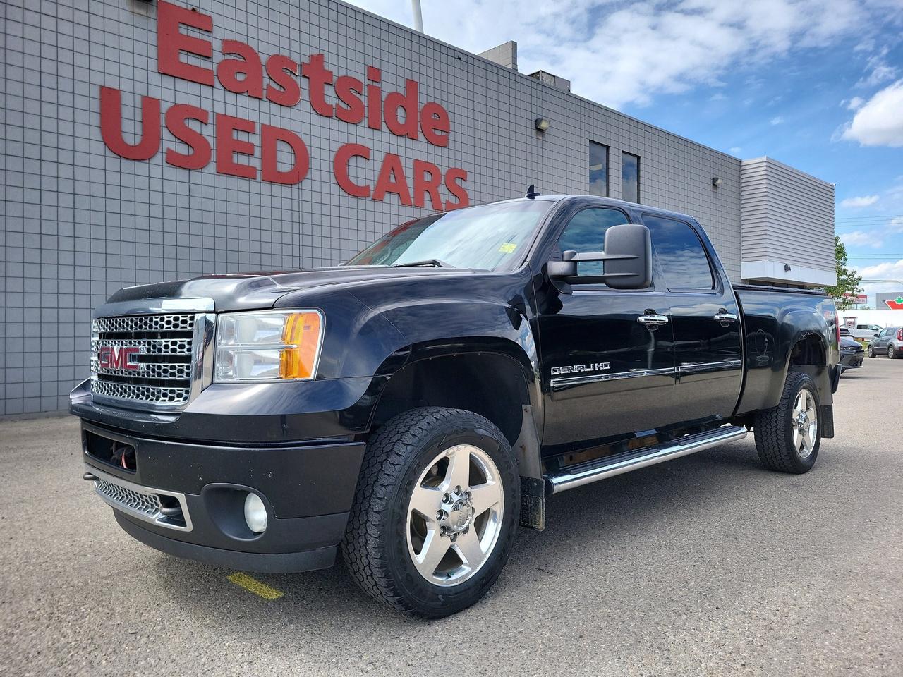 This previously enjoyed 2013 GMC Sierra 2500HD is part of GMCs 4WD Standard Pickup Trucks segment and a very nice ride! It has a 8 cylinder engine and&nbspAutomatic transmission. This&nbspSierra 2500HD came into our Pre-Owned inventory with  255622 kilometers and in good condition. The color is a nice  and aside from the wear and tear of a previously enjoyed vehicle, it is a very nice Sierra 2500HD!!

 Dont forget to explore the options tab for more details. If youre satisfied with what youve learned thus far, kindly fill out one of the forms on this page. One of our proficient and extensively trained sales representatives will provide you with a product demonstration, a personalized video walk-through, and of course, details on pricing and financing options.  

  We know we are not the only Pre-Owned dealer in Calgary, but we pride ourselves on being one of the busiest in town. With over 150 units in our Pre-Owned inventory and being one of Canadas TOP 5 Dodge Chrysler Jeep Ram dealers, we are confident that we have exactly what you are looking for! 

   Thank you for considering purchasing this  2013 GMC Sierra 2500HDAt Eastside Dodge, we are thrilled to offer you an exceptional experience. We pledge to ensure that it surpasses all your expectations and becomes one of your finest experiences.