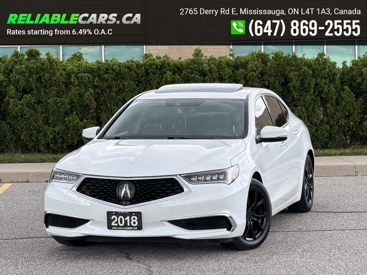 2018 Acura TLX PREMIUM | No-Accident | Leather | Sunroof Photo