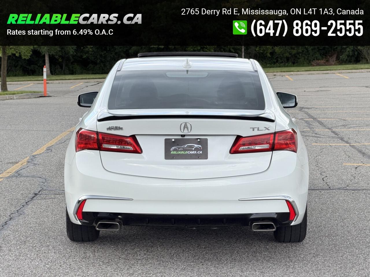 2018 Acura TLX PREMIUM | No-Accident | Leather | Sunroof Photo3