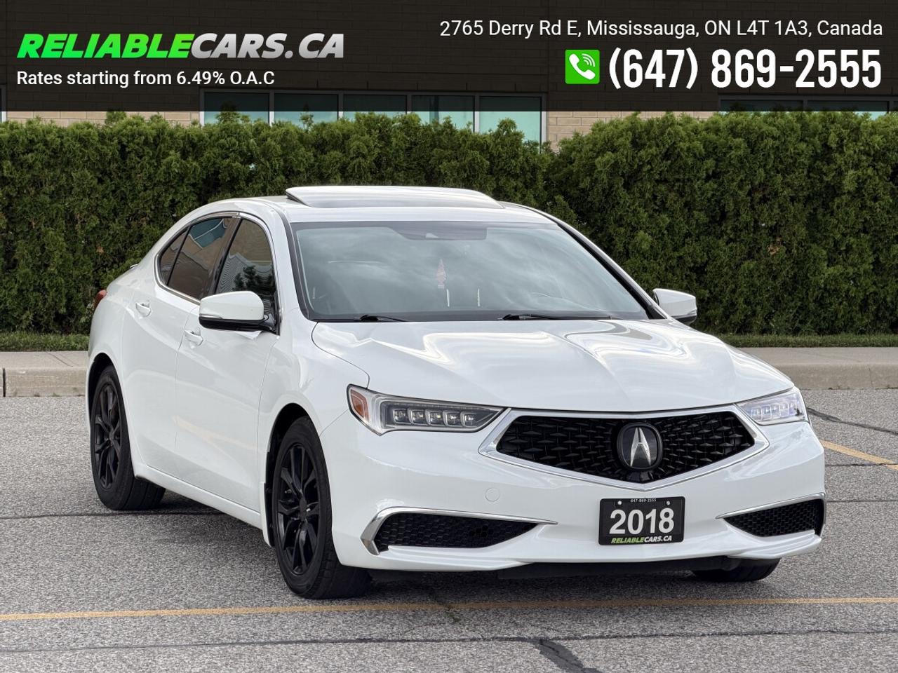 2018 Acura TLX PREMIUM | No-Accident | Leather | Sunroof Photo