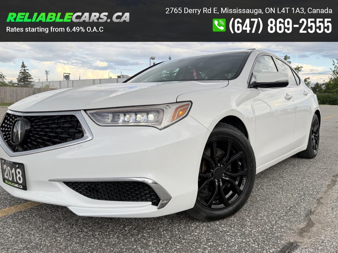 2018 Acura TLX PREMIUM | No-Accident | Leather | Sunroof Photo