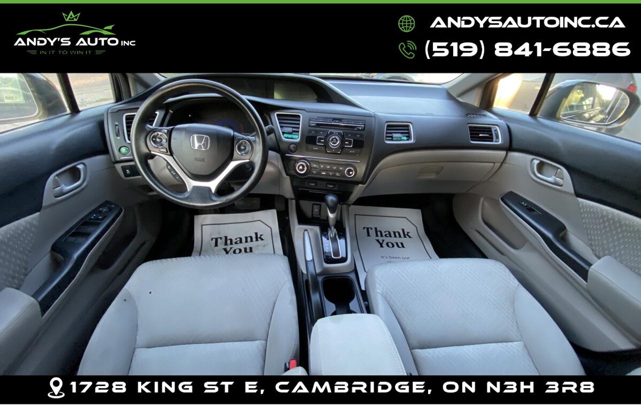 2014 Honda Civic LX ! AUTO ! NO ACCIDENTS ! LX ! AUTO ! NO ACCIDENTS ! Photo