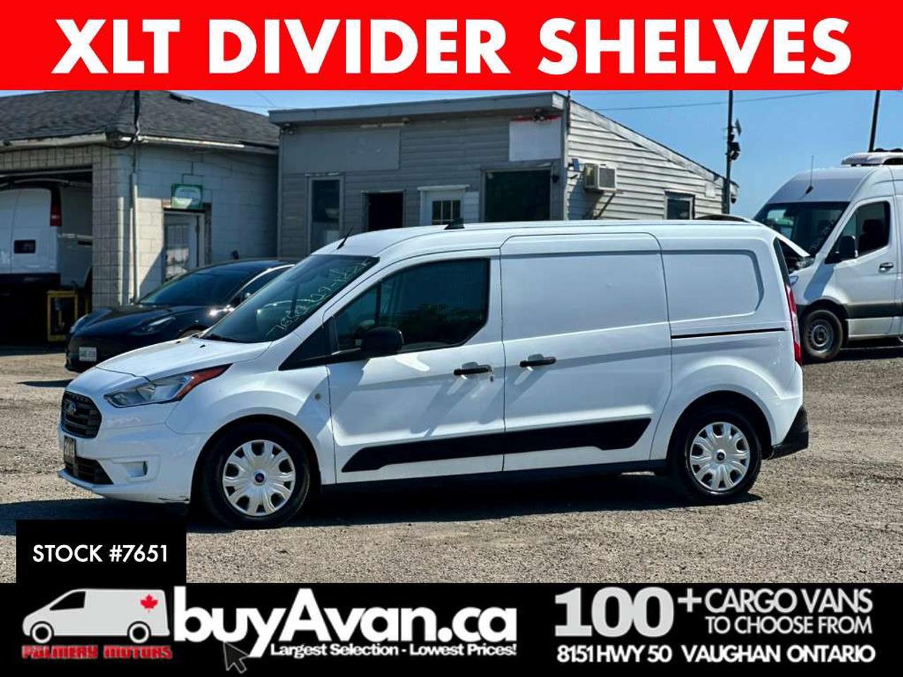 2019 Ford Transit Connect XLT + Divider Shelves *SAFETY INCLUDED* Photo