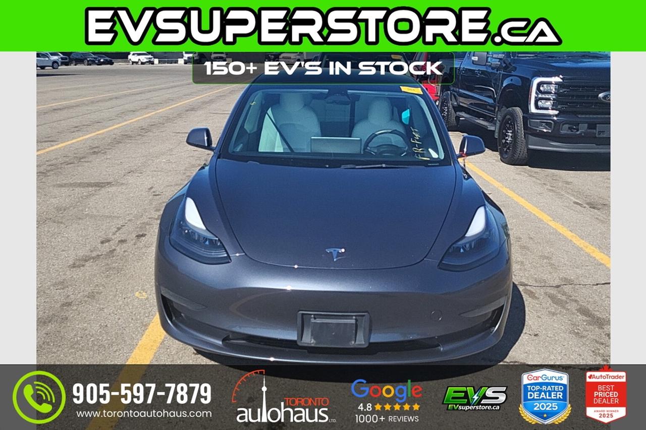 2023 Tesla Model 3 PERFORMANCE I WHITE INT. at EVSUPERSTORE.ca Photo