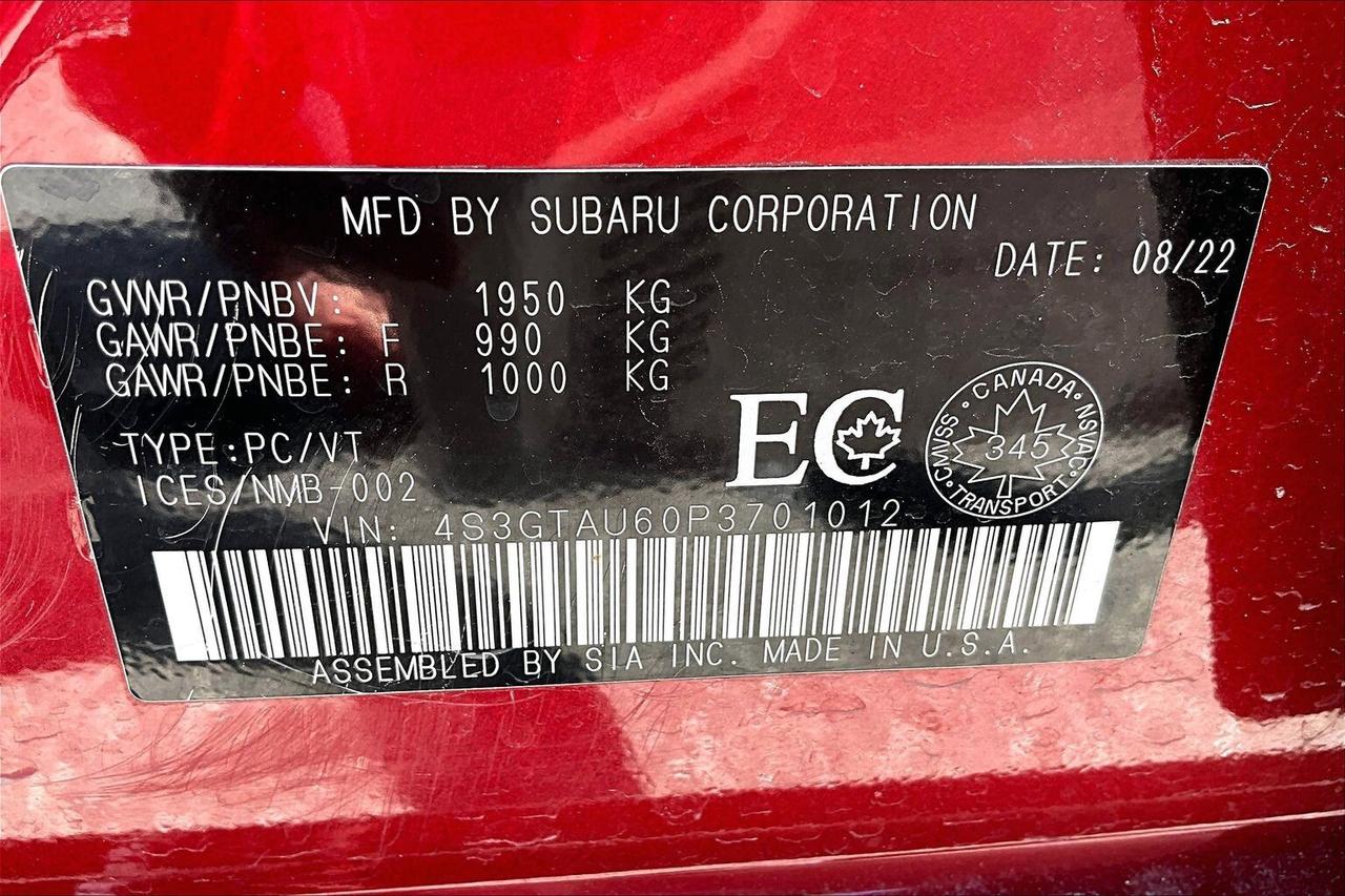 2023 Subaru Impreza SPORT-TECH AWD W-EYESIGHT   FULLY LOADED   LOW KM Photo