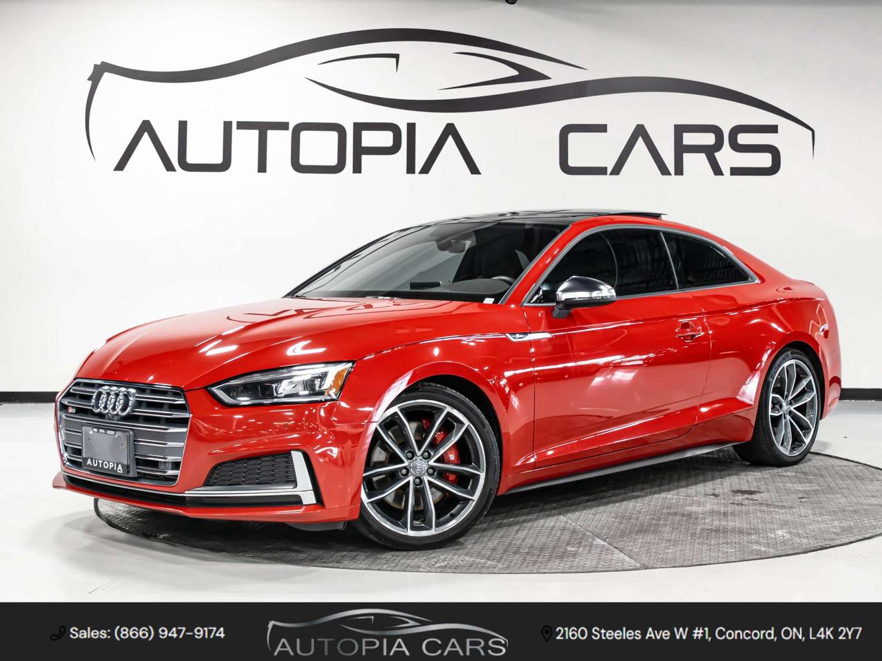 2018 Audi S5 3.0 TFSI QUATTRO TECHNIK BLIND SPOTS NAVI REAR CAM Photo0