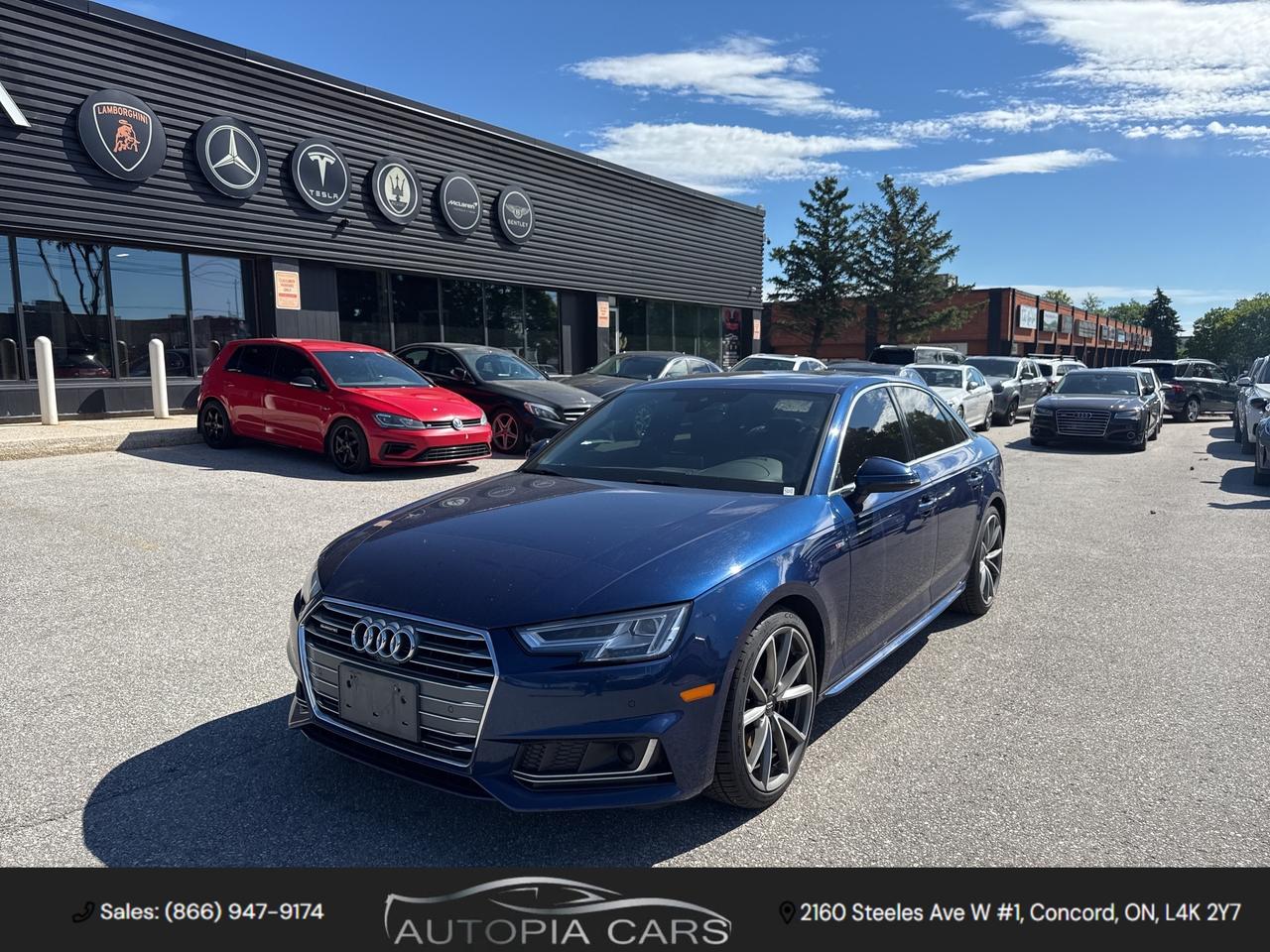 2018 Audi A4 TECHNIK QUATTRO BLIND SPOTS NAVI REAR VIEW CAMERA Photo0