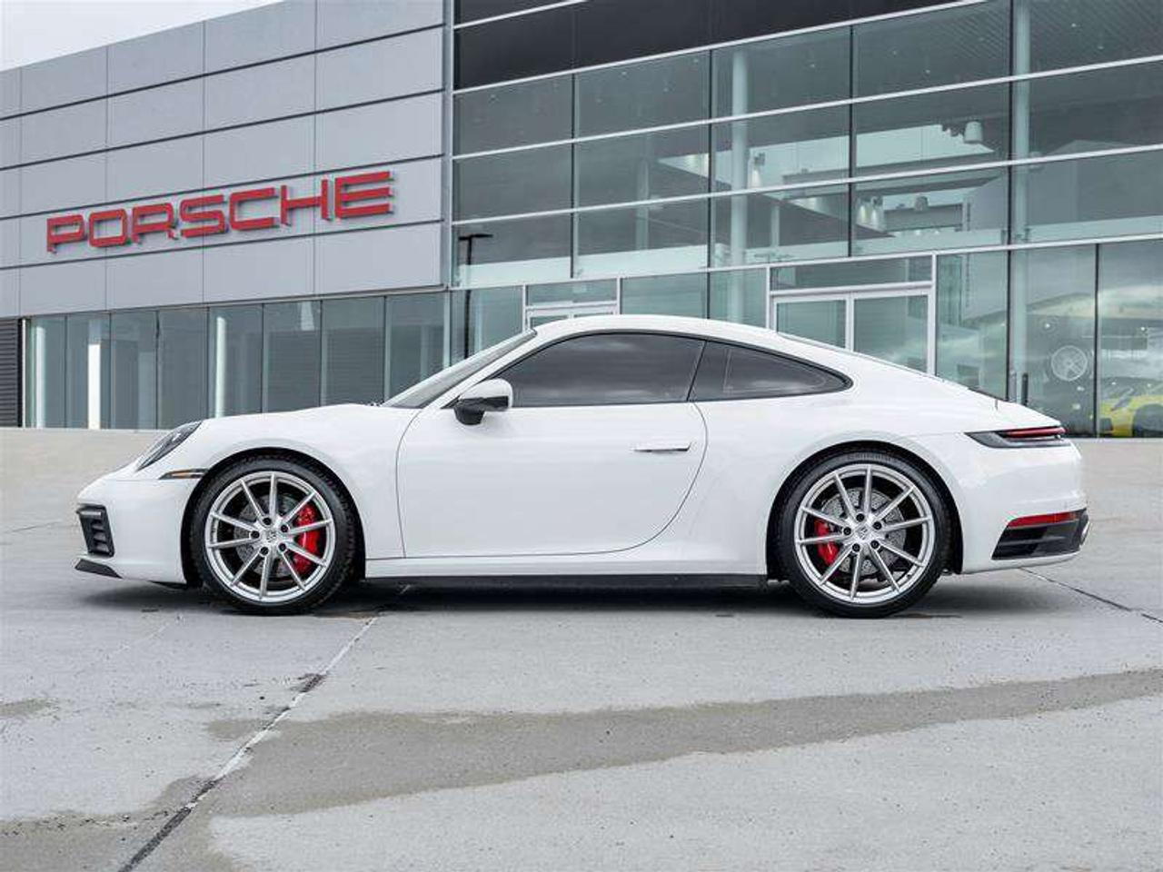 2020 Porsche 911 Carrera S Coupe Sport Exhaust System incl. Tailpipes in Silver BOSE® Surround Sound System Door-Sill Photo