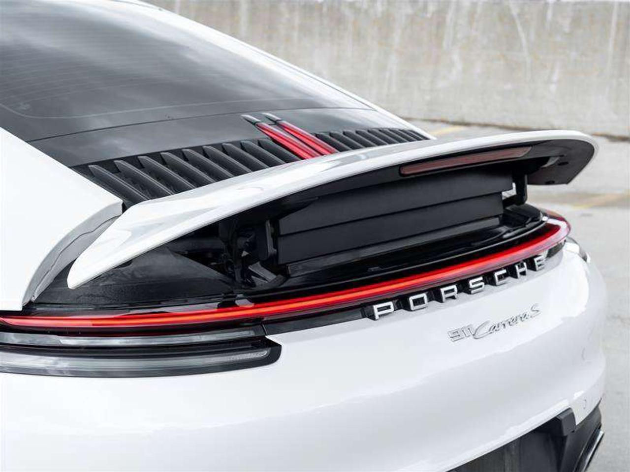 2020 Porsche 911 Carrera S Coupe Sport Exhaust System incl. Tailpipes in Silver BOSE® Surround Sound System Door-Sill Photo
