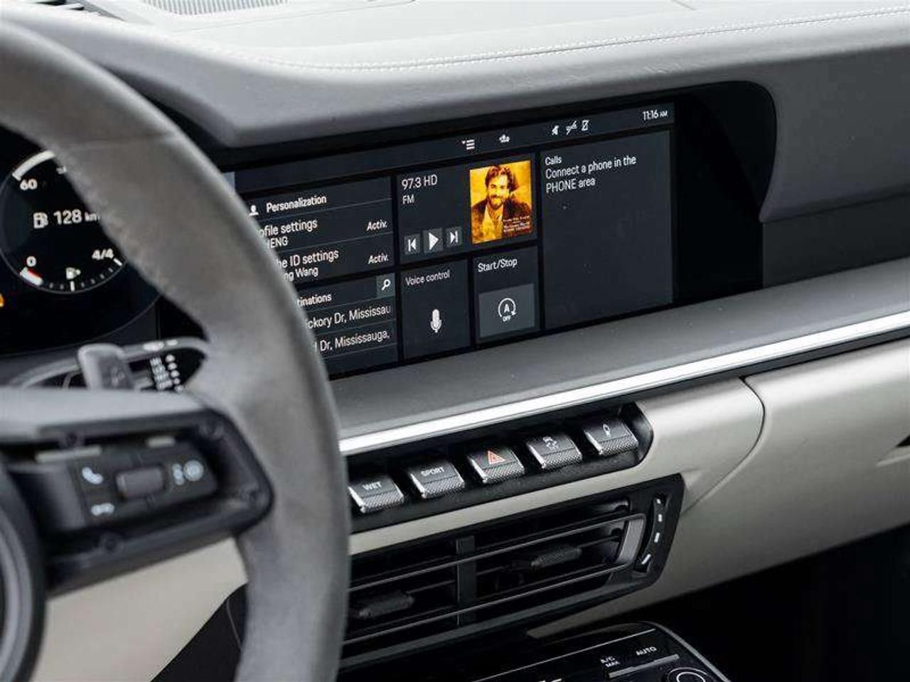 2020 Porsche 911 Carrera S Coupe Sport Exhaust System incl. Tailpipes in Silver BOSE® Surround Sound System Door-Sill Photo